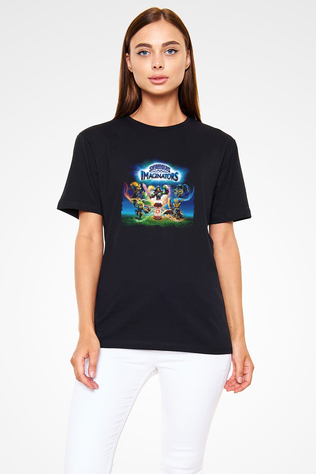 Skylanders Siyah Unisex Tişört T-Shirt