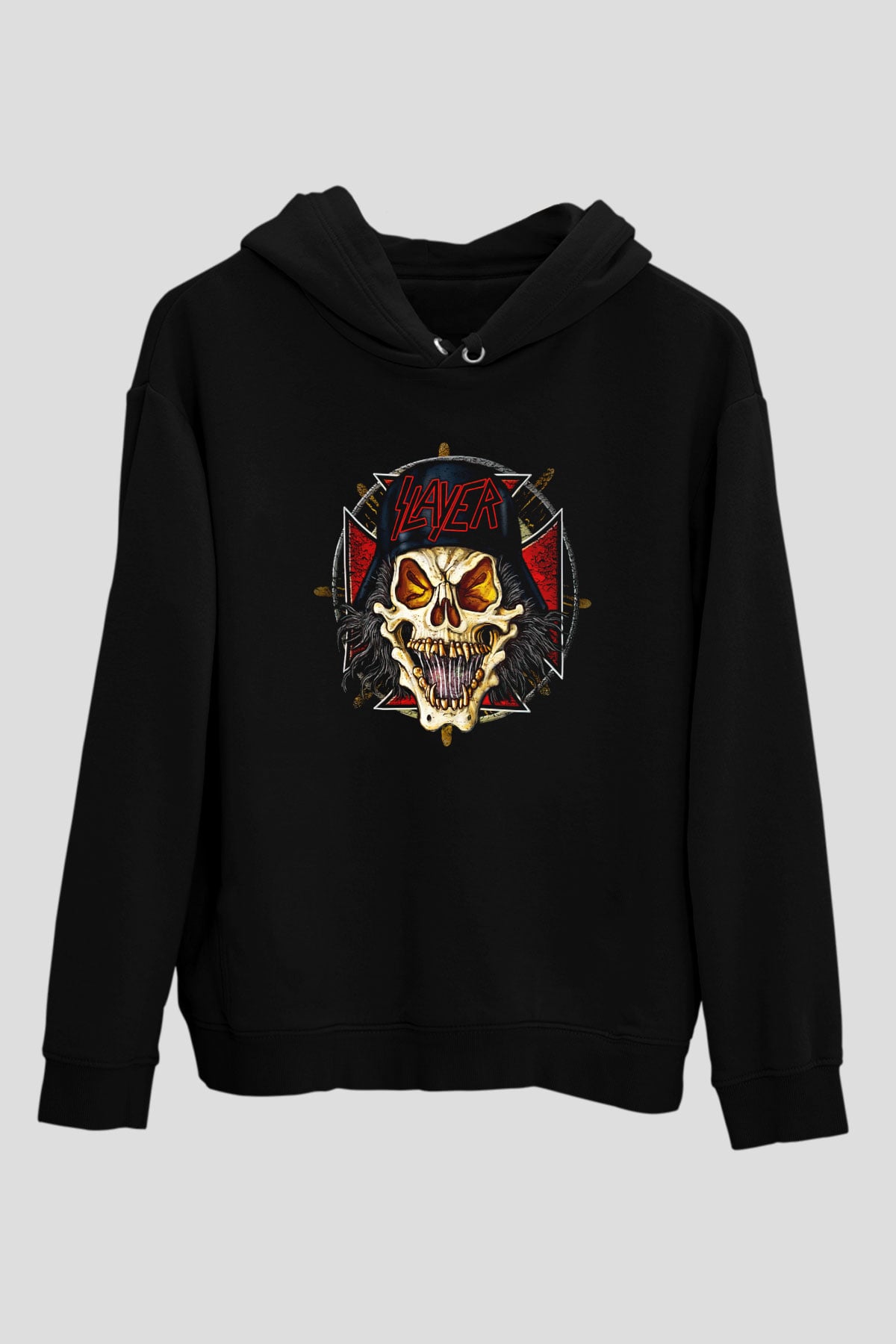 Slayer Siyah Unisex Kapşonlu Sweatshirt
