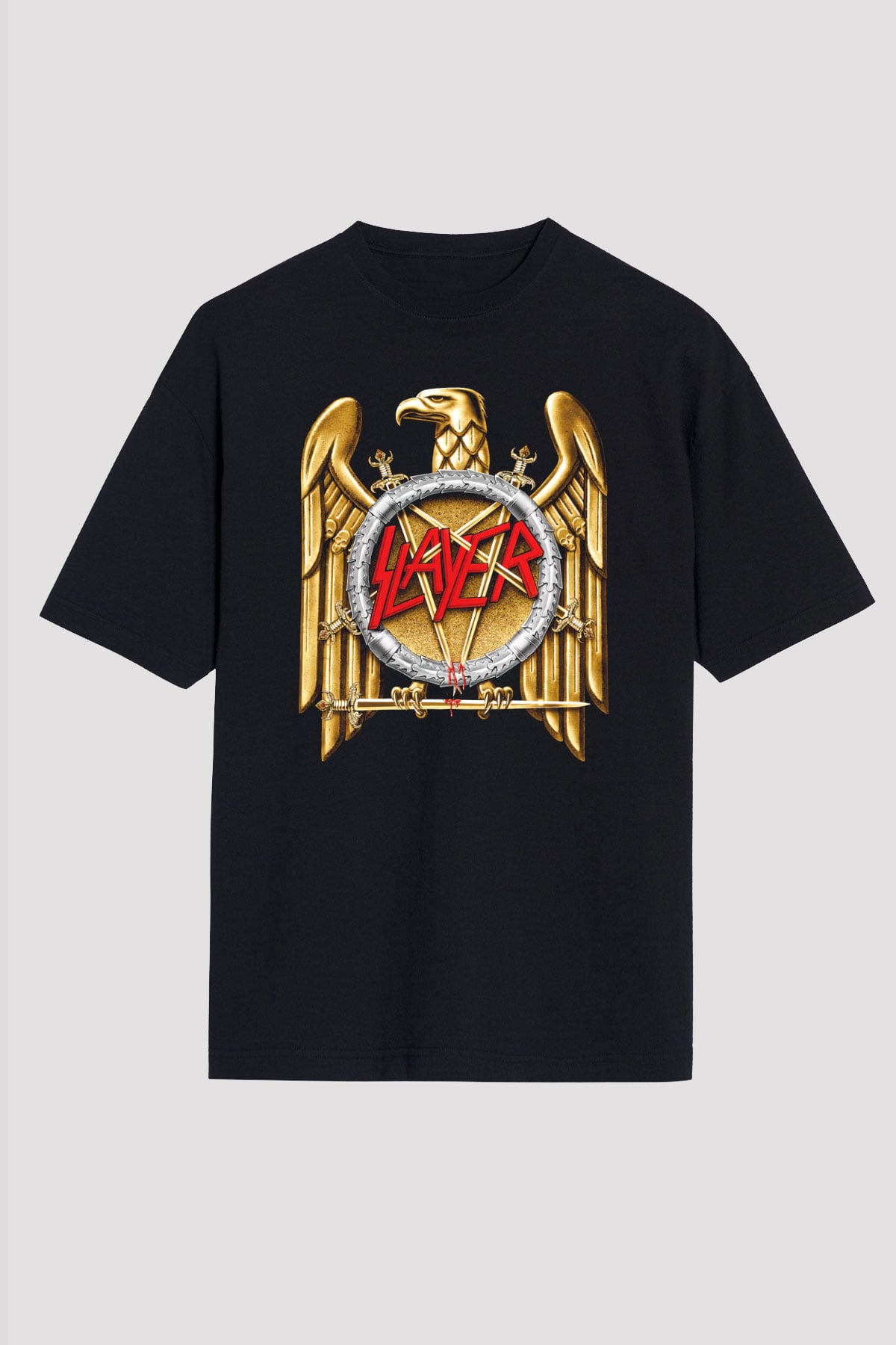 Slayer Siyah Unisex Oversize Tişört T-Shirt