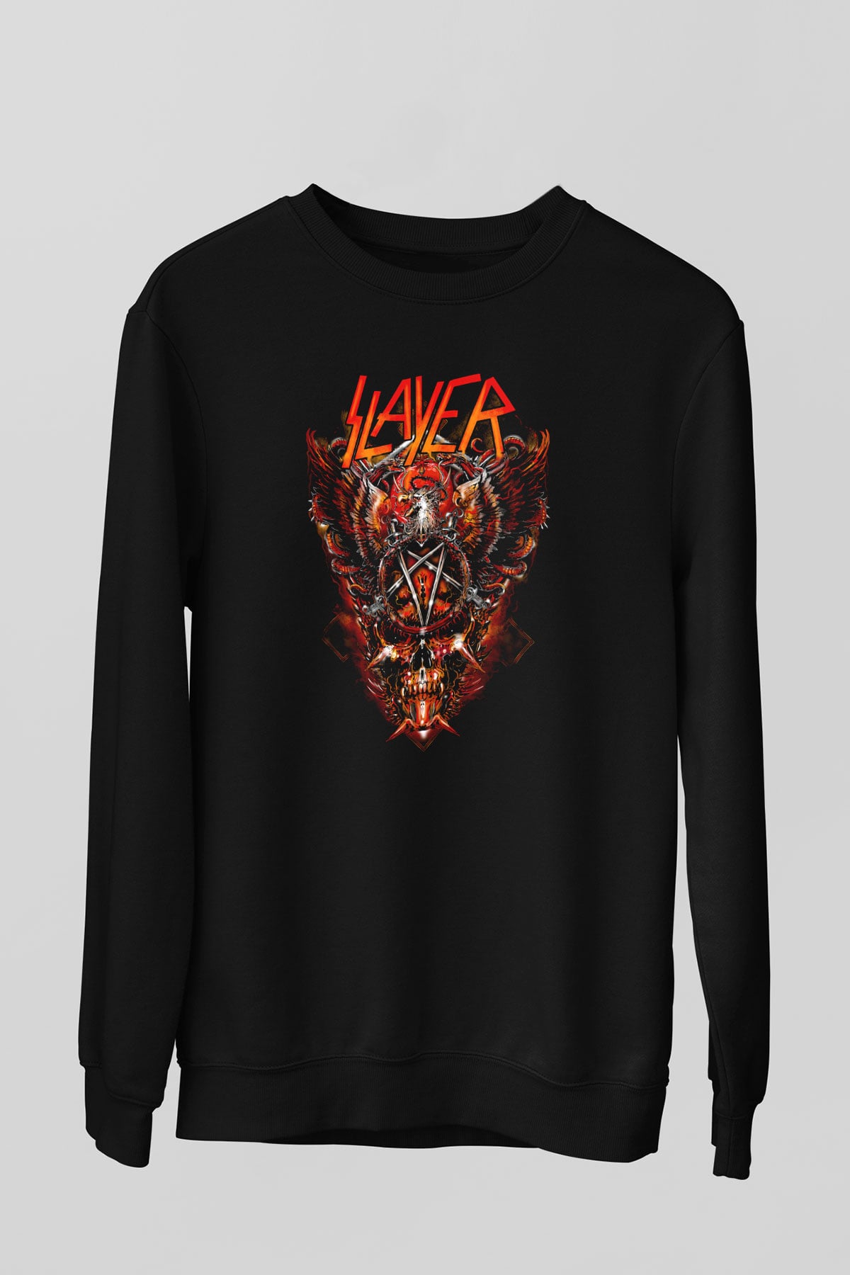 Slayer Siyah Unisex Sweatshirt