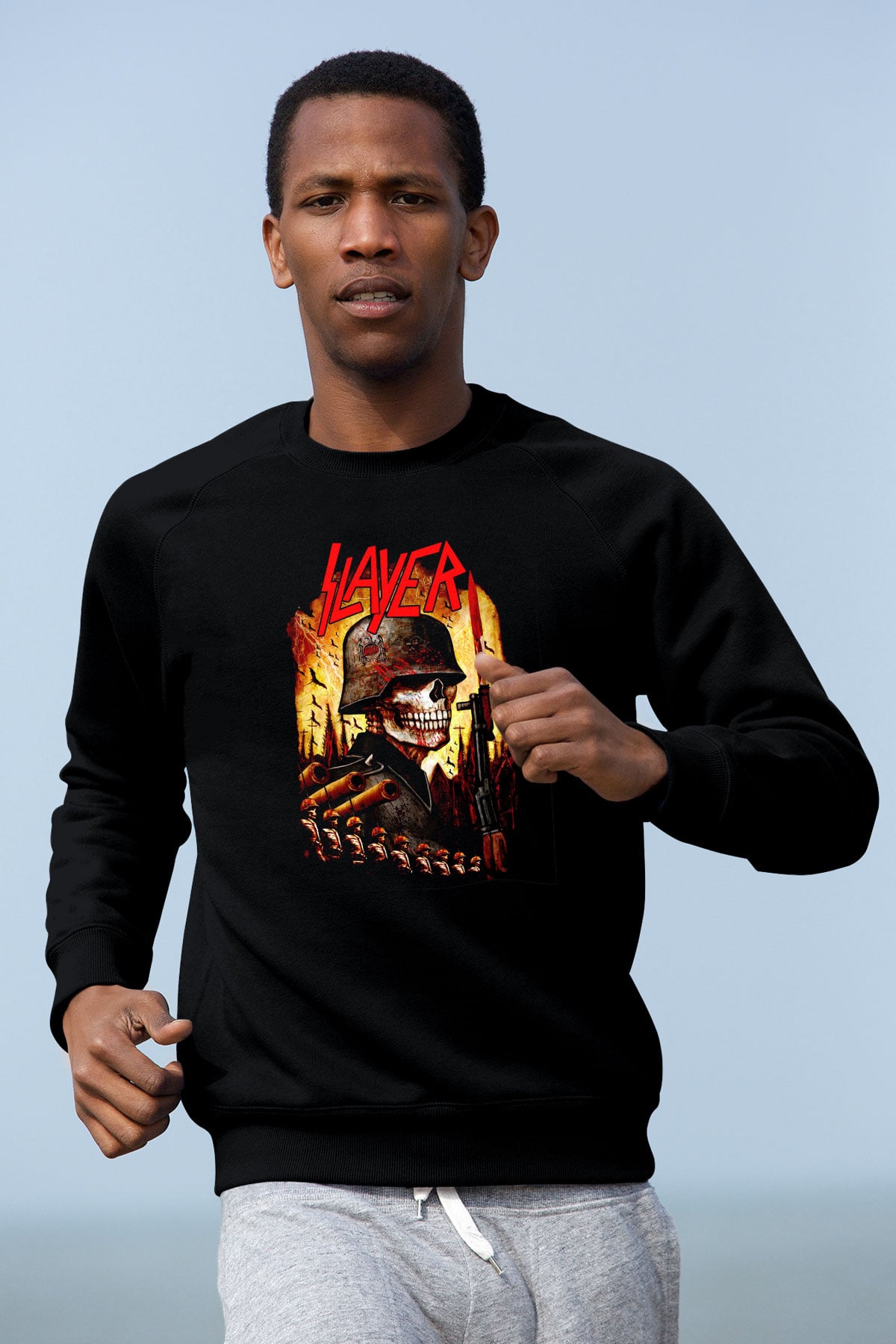 Slayer Siyah Unisex Sweatshirt
