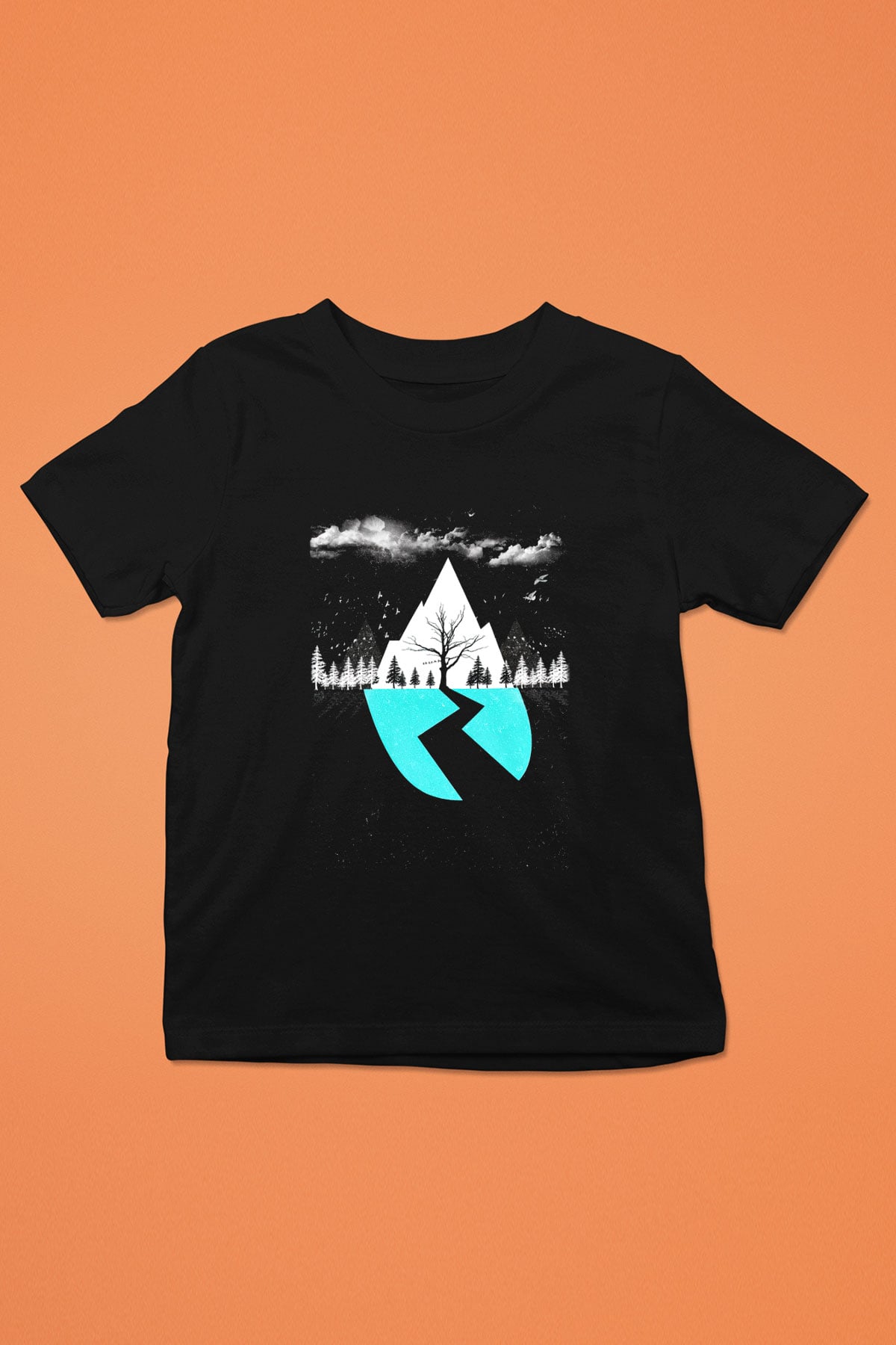 Sleeping with Sirens Baskılı Siyah Unisex Çocuk Tişört