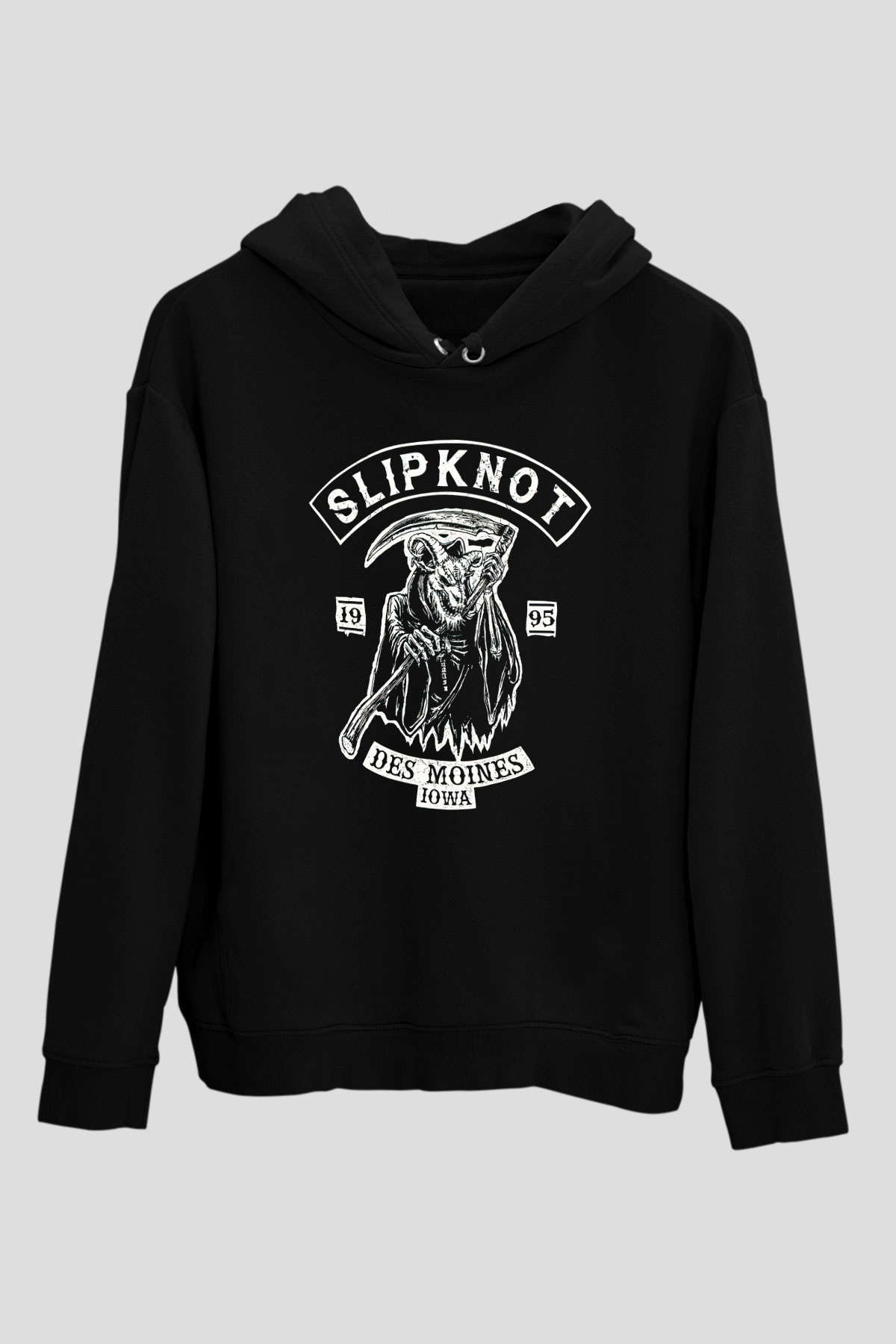 Slipknot Siyah Unisex Kapşonlu Sweatshirt