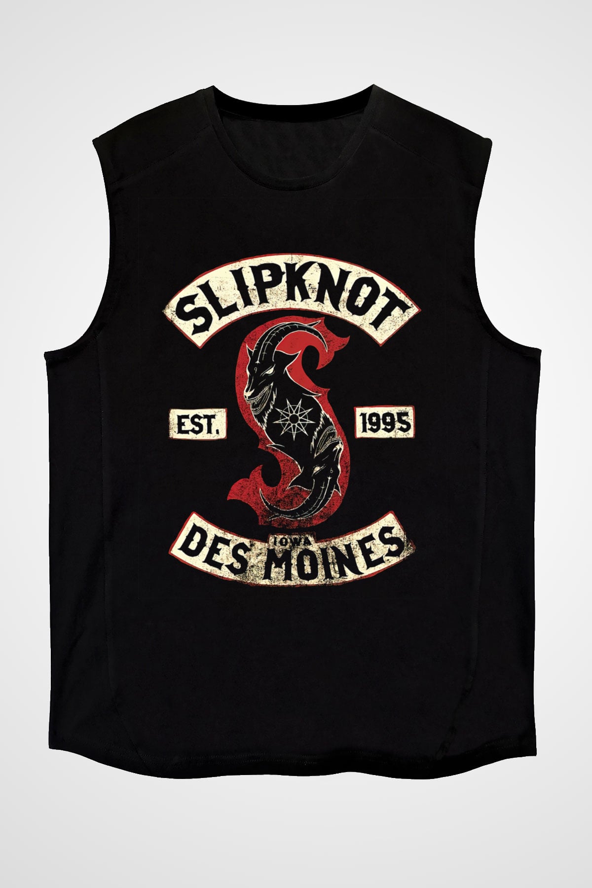 Slipknot Siyah Unisex Kolsuz Tişört