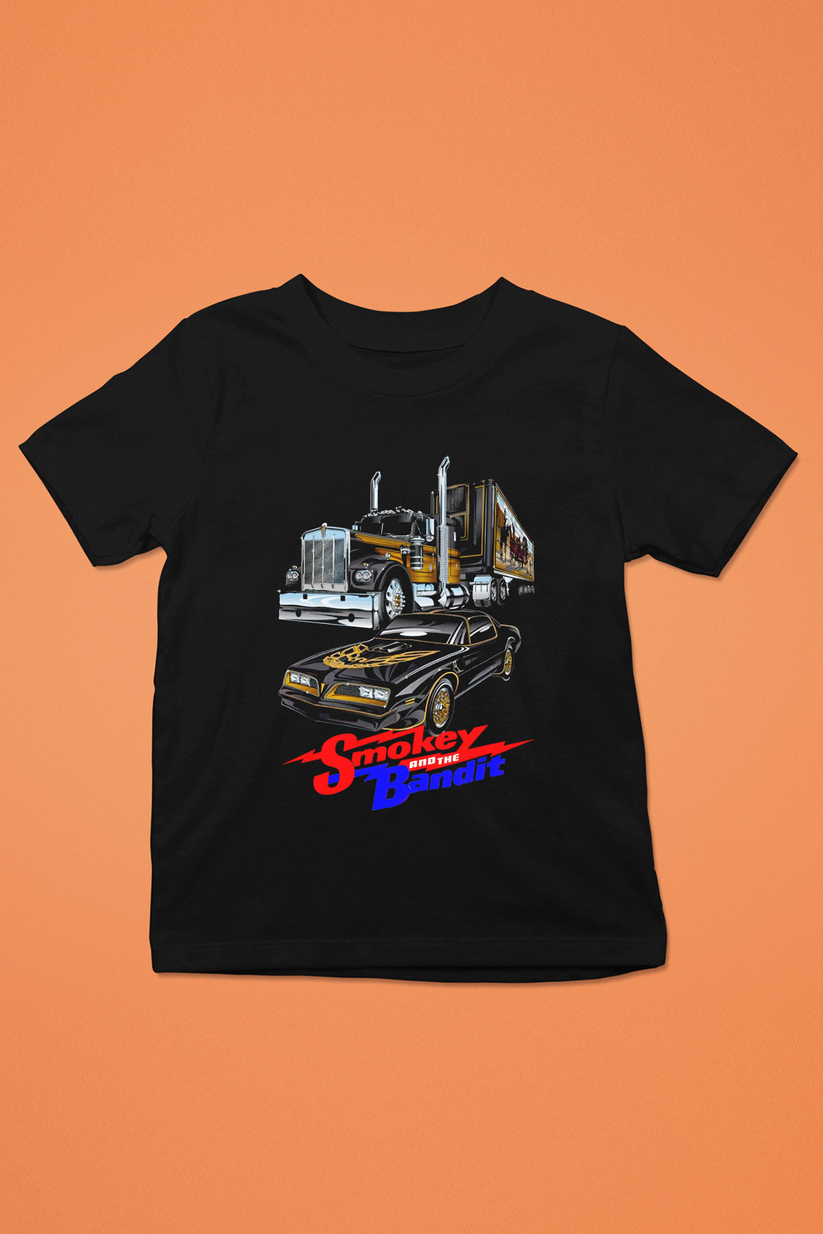 Smokey and the Bandit Siyah Unisex  Çocuk Tişört