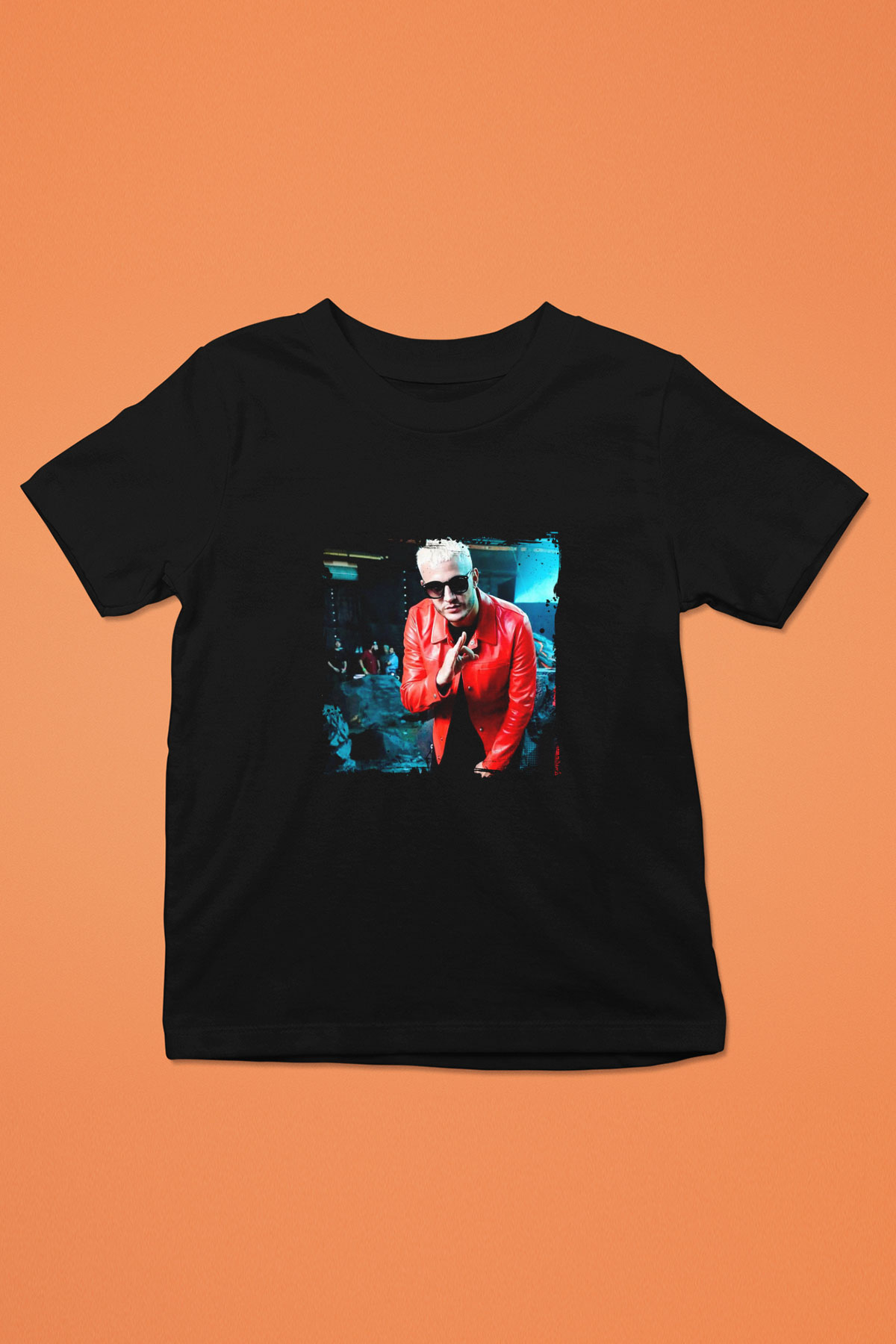 Snake Baskılı Unisex Siyah Çocuk Tişört