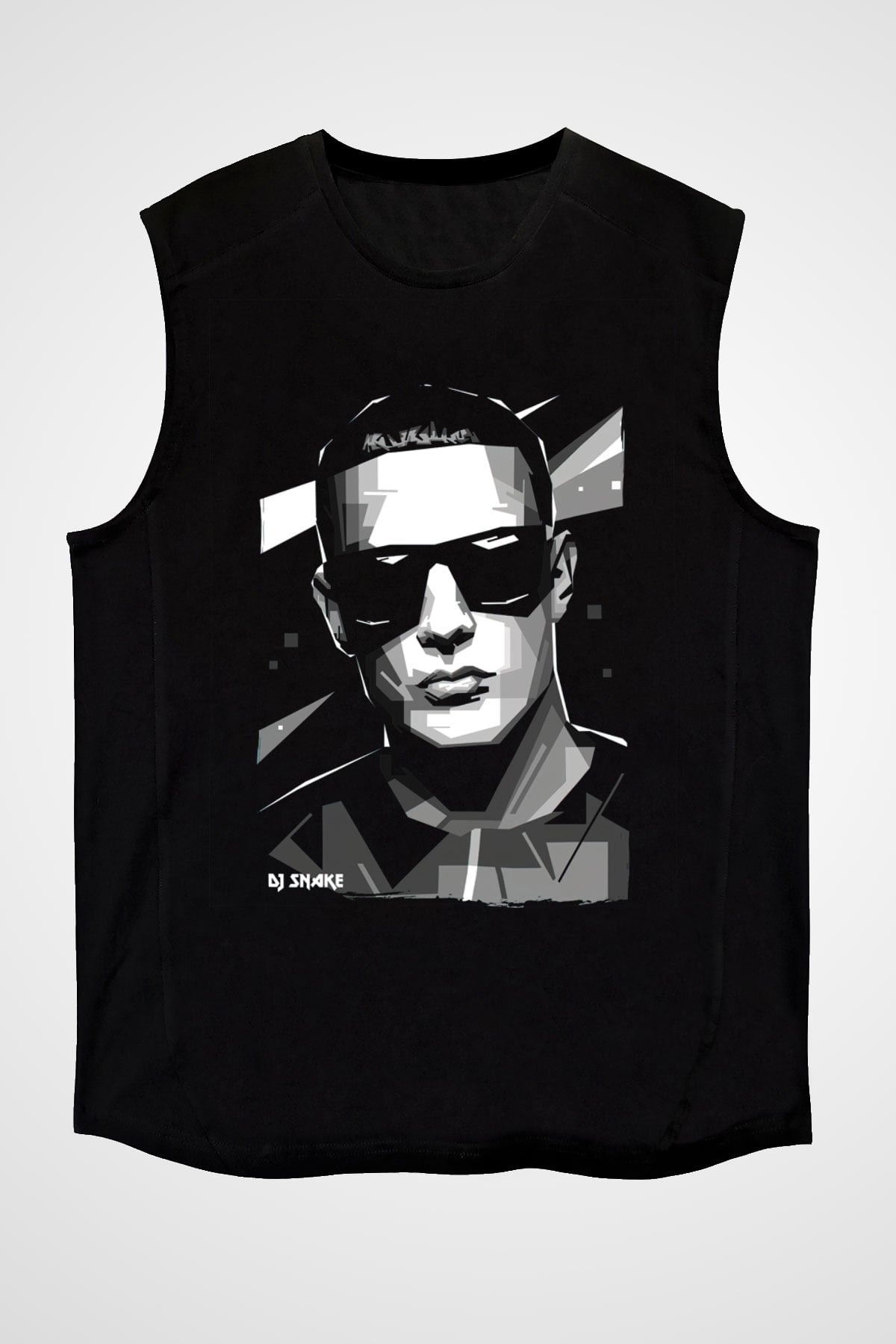 Snake Siyah Unisex Kolsuz Tişört