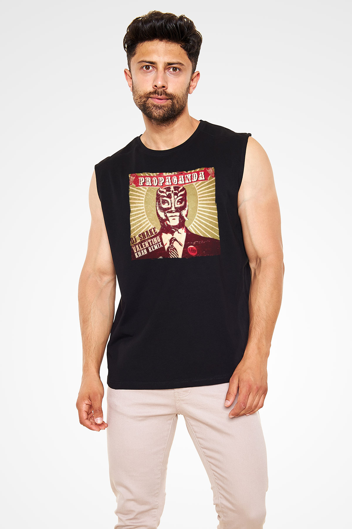 Snake Siyah Unisex Kolsuz Tişört