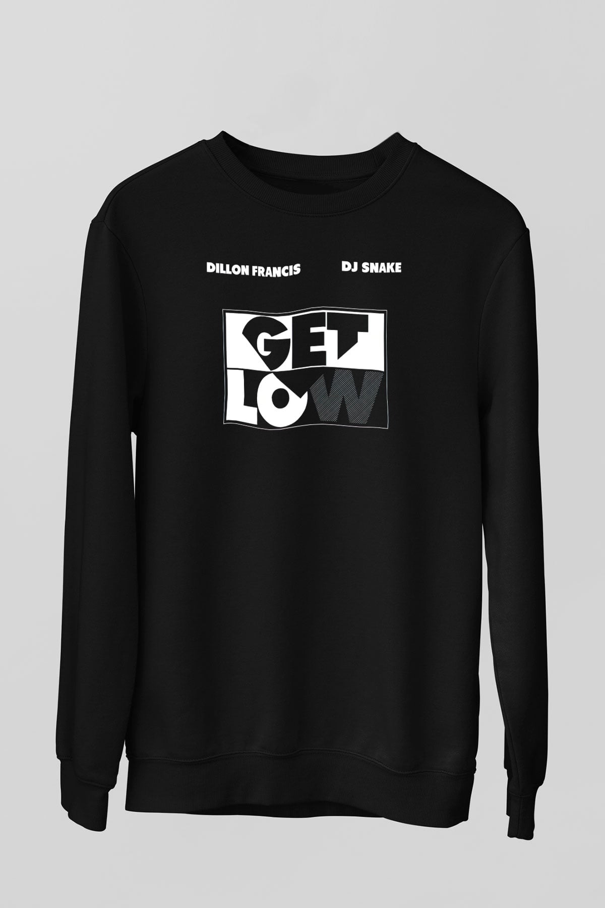 Snake Siyah Unisex Sweatshirt