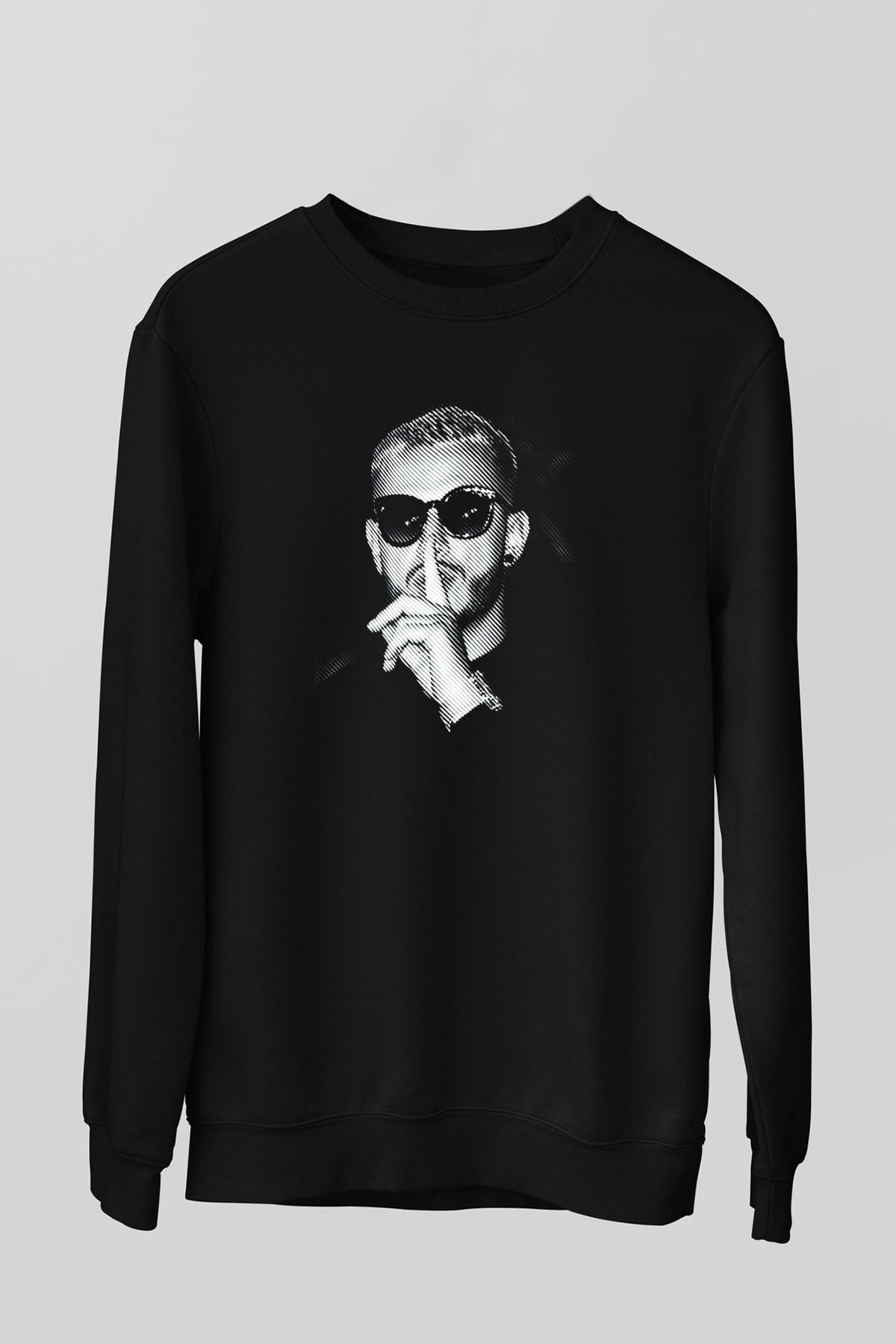 Snake Siyah Unisex Sweatshirt