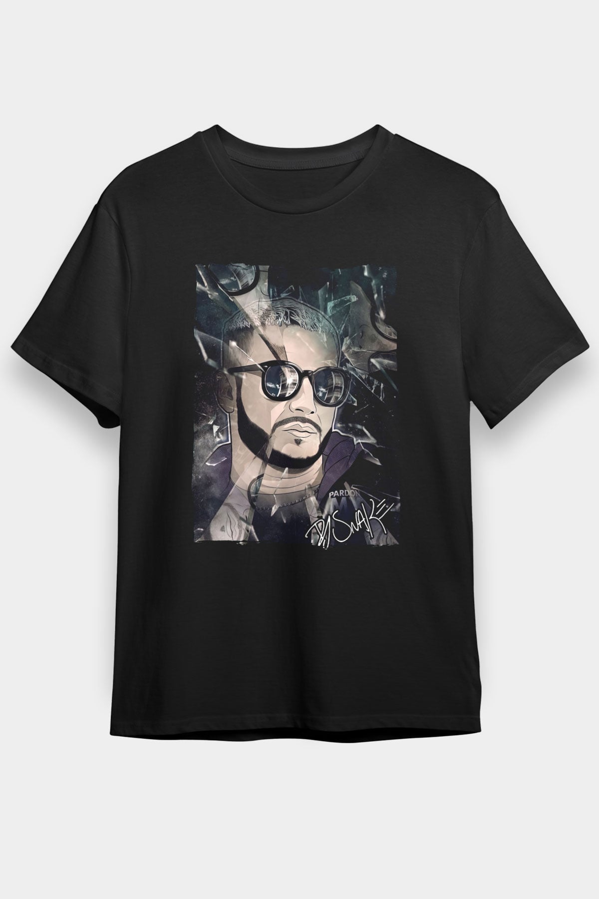 Snake Siyah Unisex Tişört T-Shirt - TişörtFabrikası