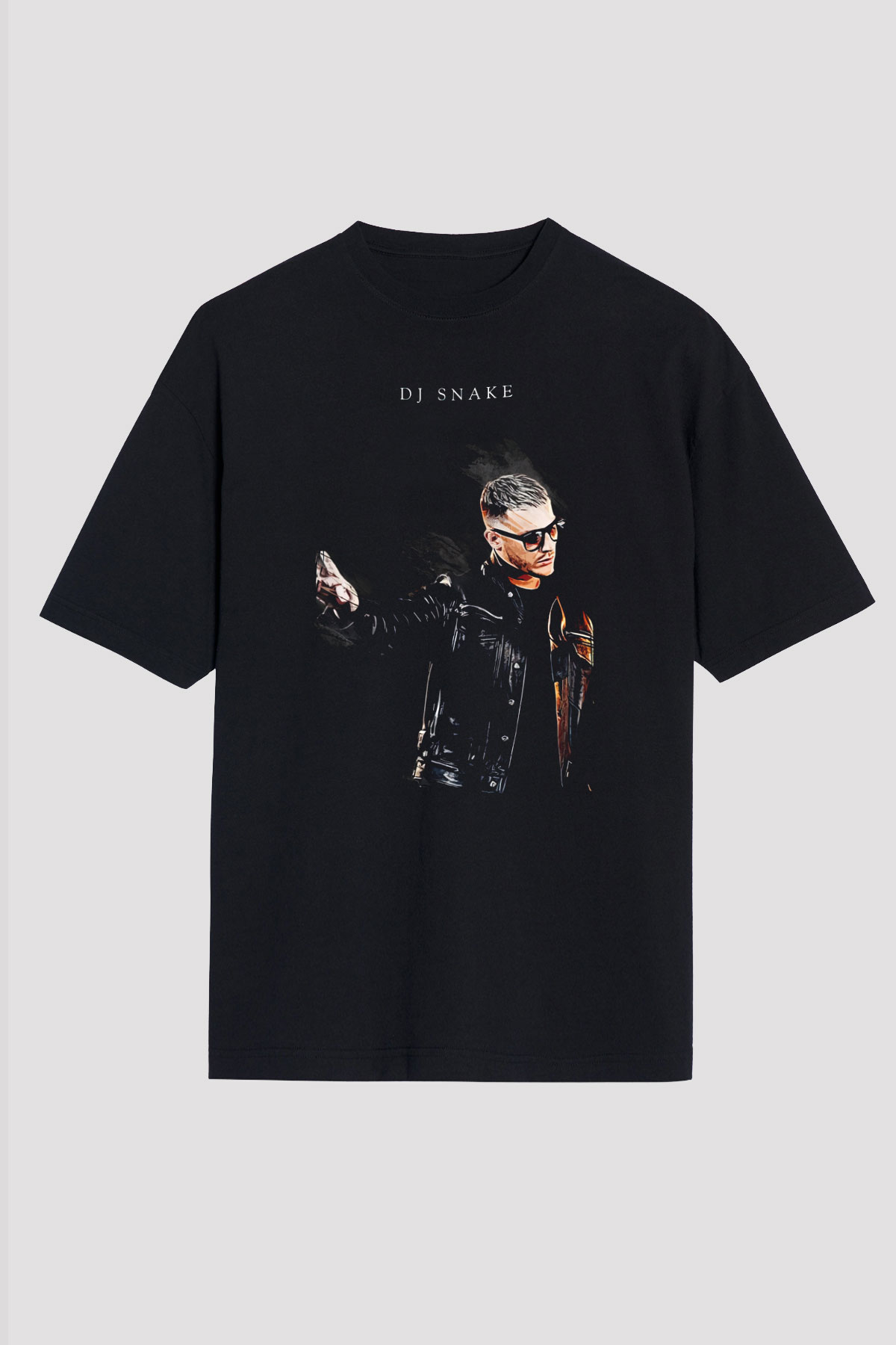 Snake Siyah Unisex Tişört T-Shirt - TişörtFabrikası