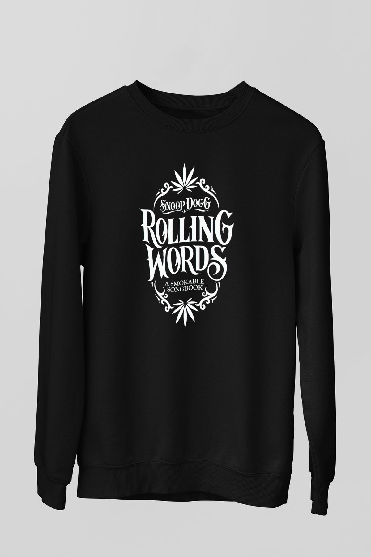 Snoop Dogg Siyah Unisex Sweatshirt