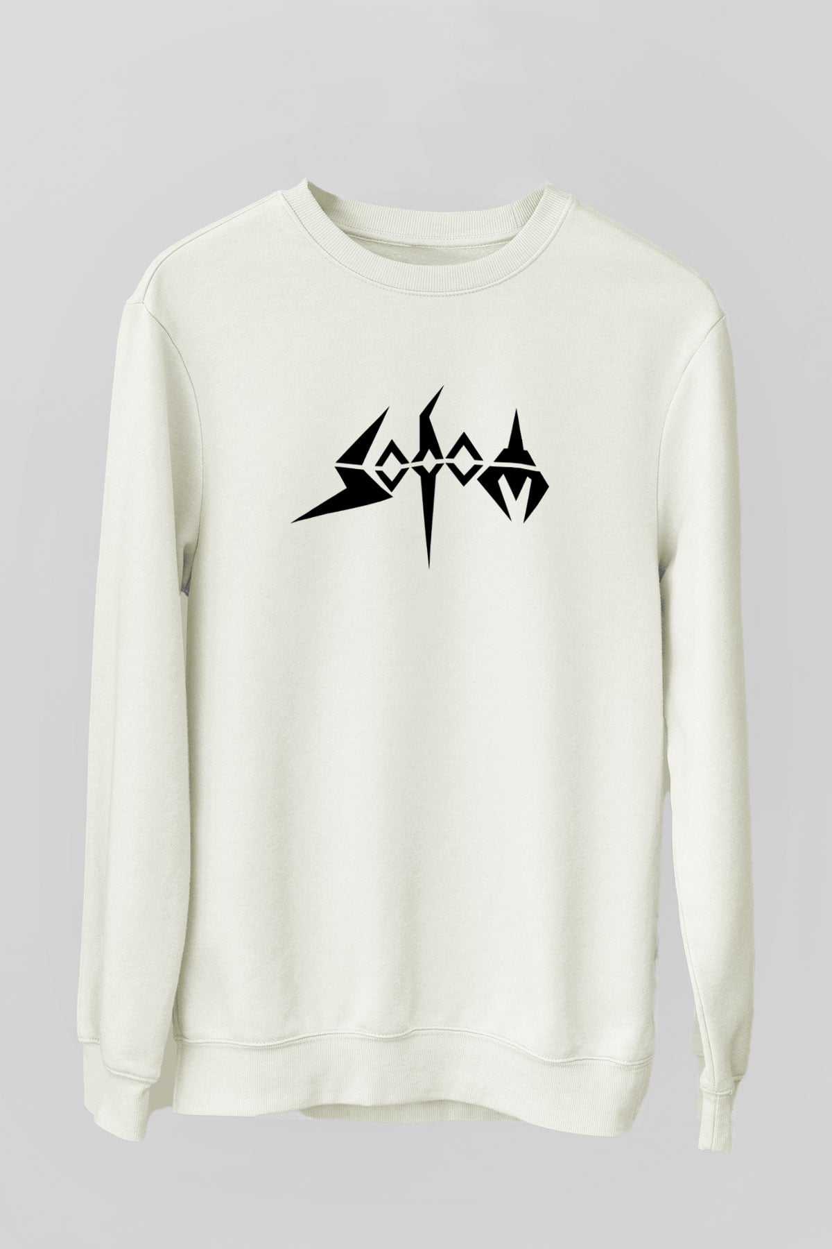 Sodom Beyaz Unisex Sweatshirt