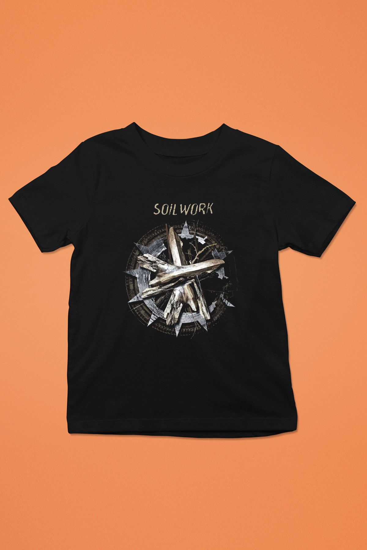 Soilwork Baskılı Siyah Unisex Çocuk Tişört
