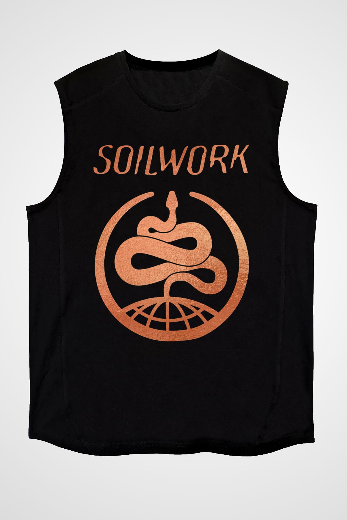 Soilwork Siyah Unisex-Fabrikası Kolsuz Tişört
