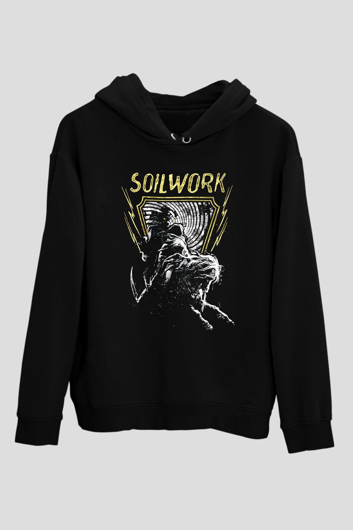 Soilwork Siyah Unisex Kapşonlu Sweatshirt