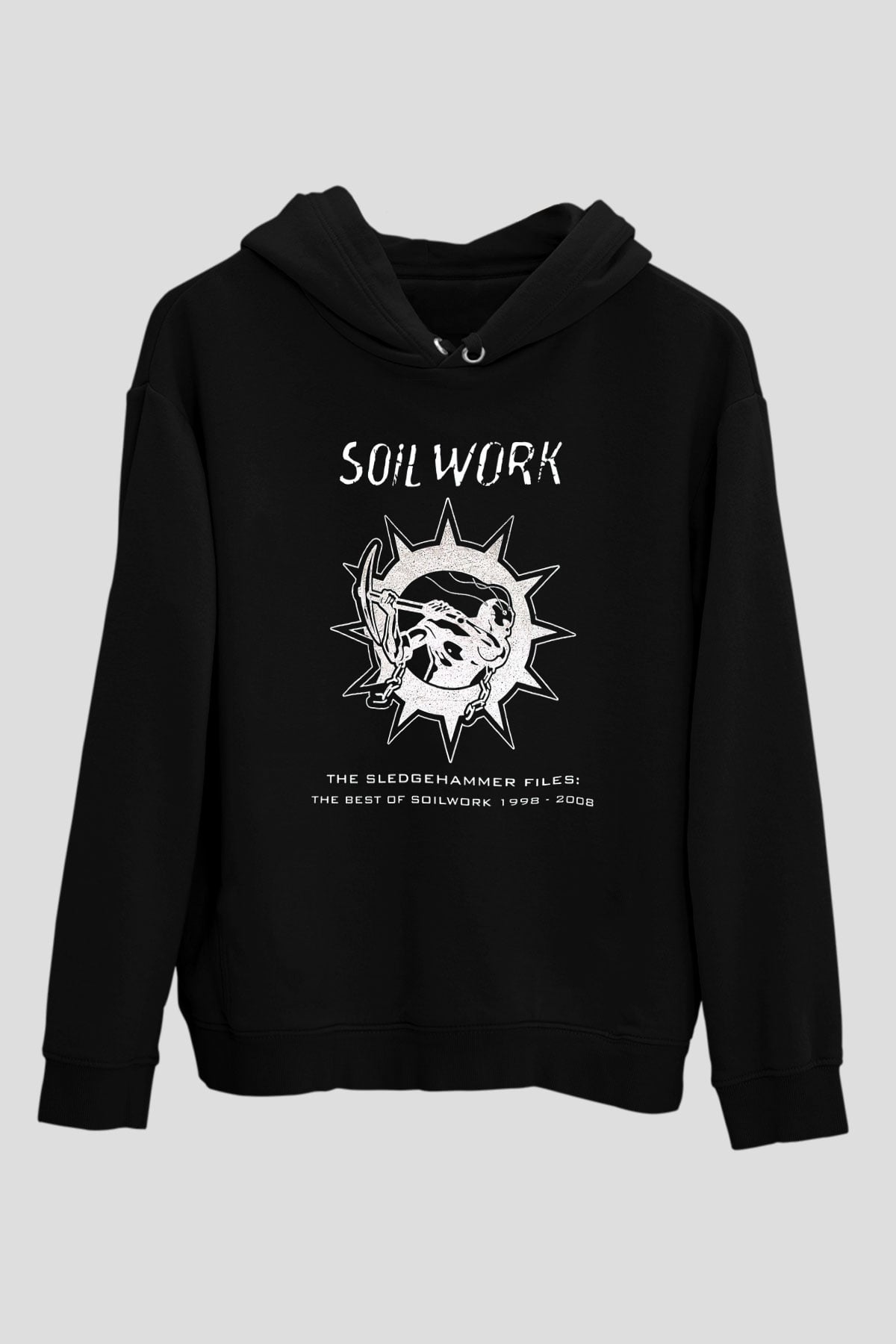 Soilwork Siyah Unisex Kapşonlu Sweatshirt