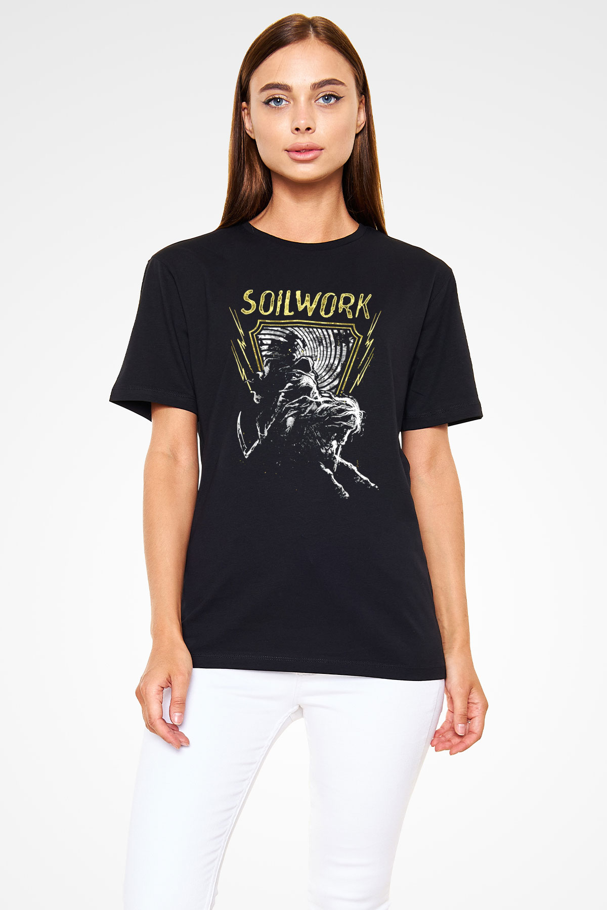 Soilwork Siyah Unisex Tişört T-Shirt - Tişört Fabrikası