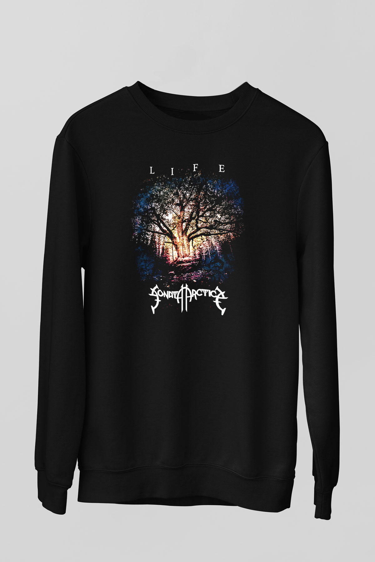 Sonata Arctica Siyah Unisex Sweatshirt