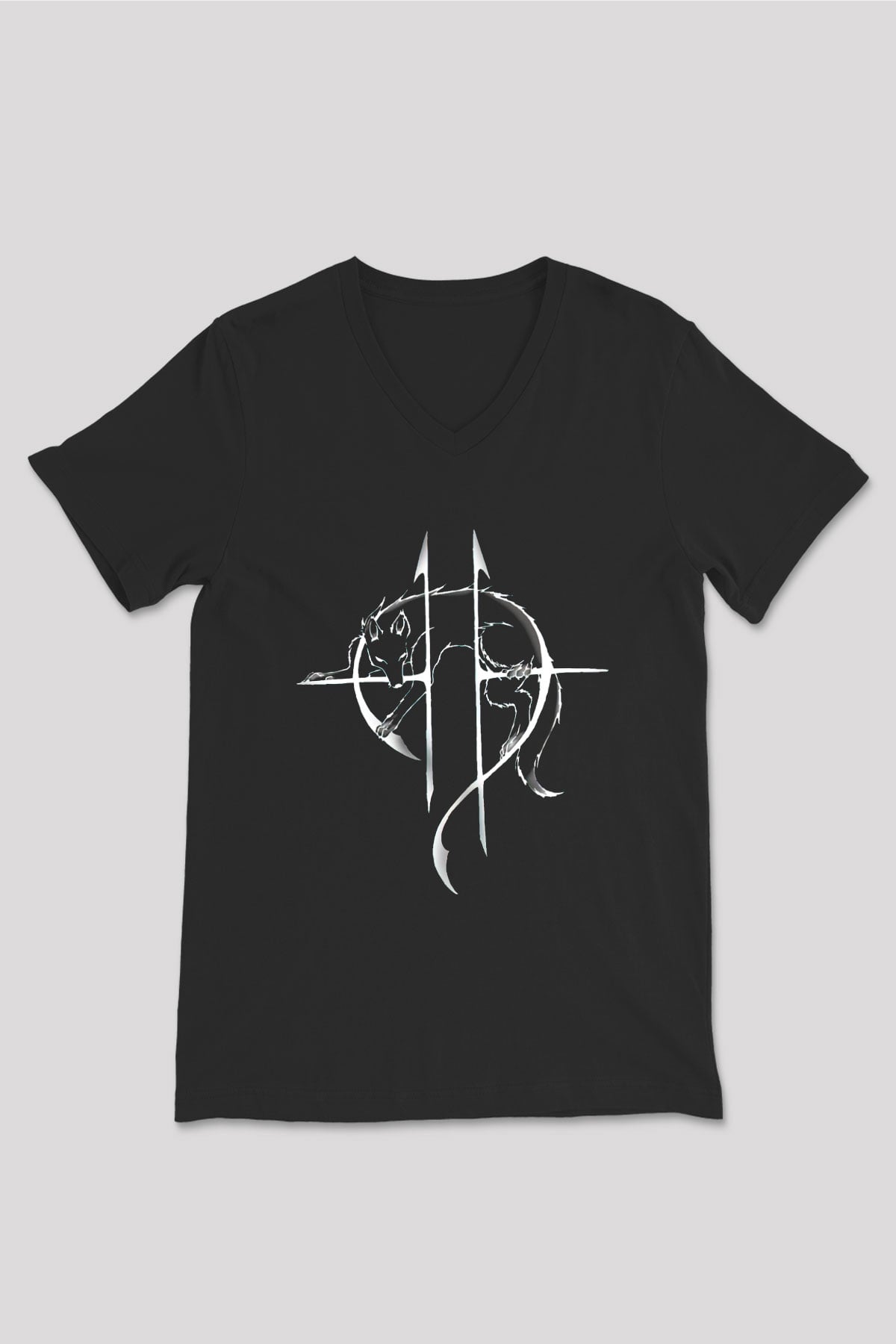 Sonata Arctica Siyah Unisex V Yaka Tişört T-Shirt