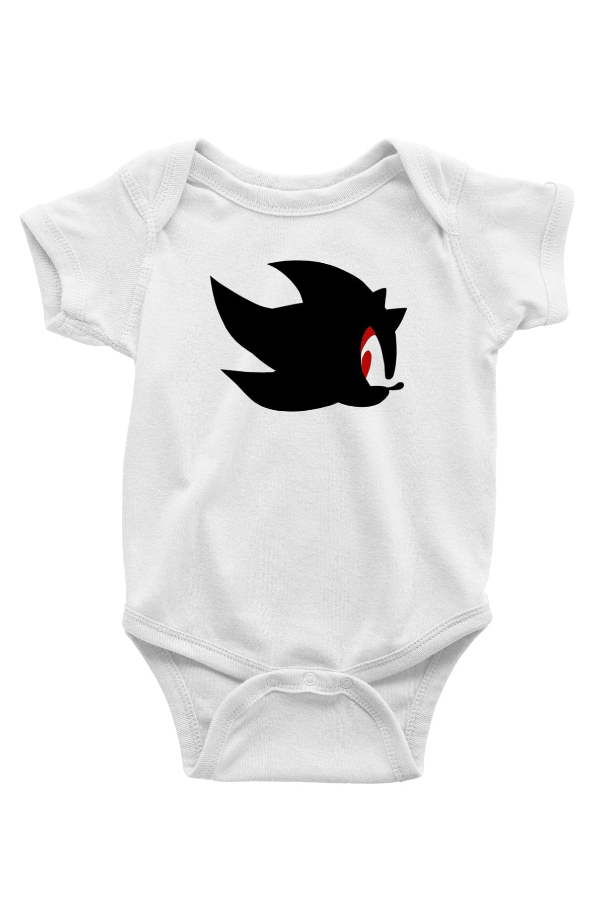 Sonic the Hedgehog Baskılı Beyaz Unisex Bebek Body - Zıbın