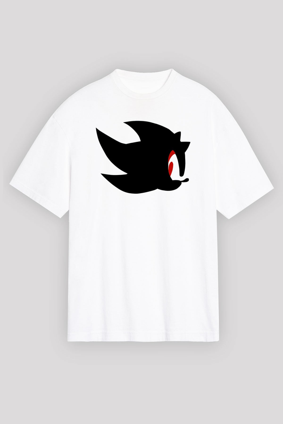 Sonic the Hedgehog Beyaz Unisex Oversize Tişört T-Shirt