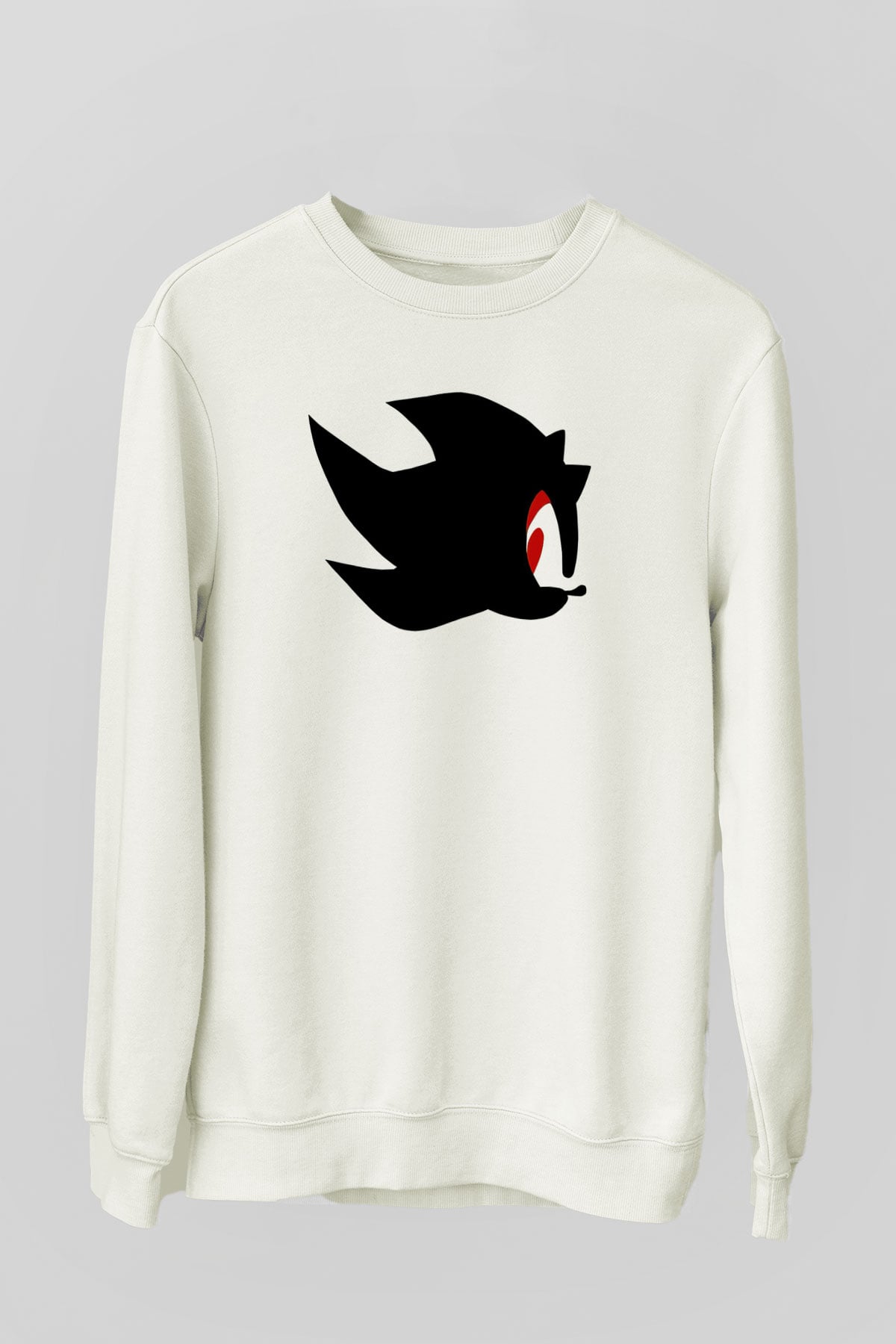 Sonic the Hedgehog Beyaz Unisex Sweatshirt