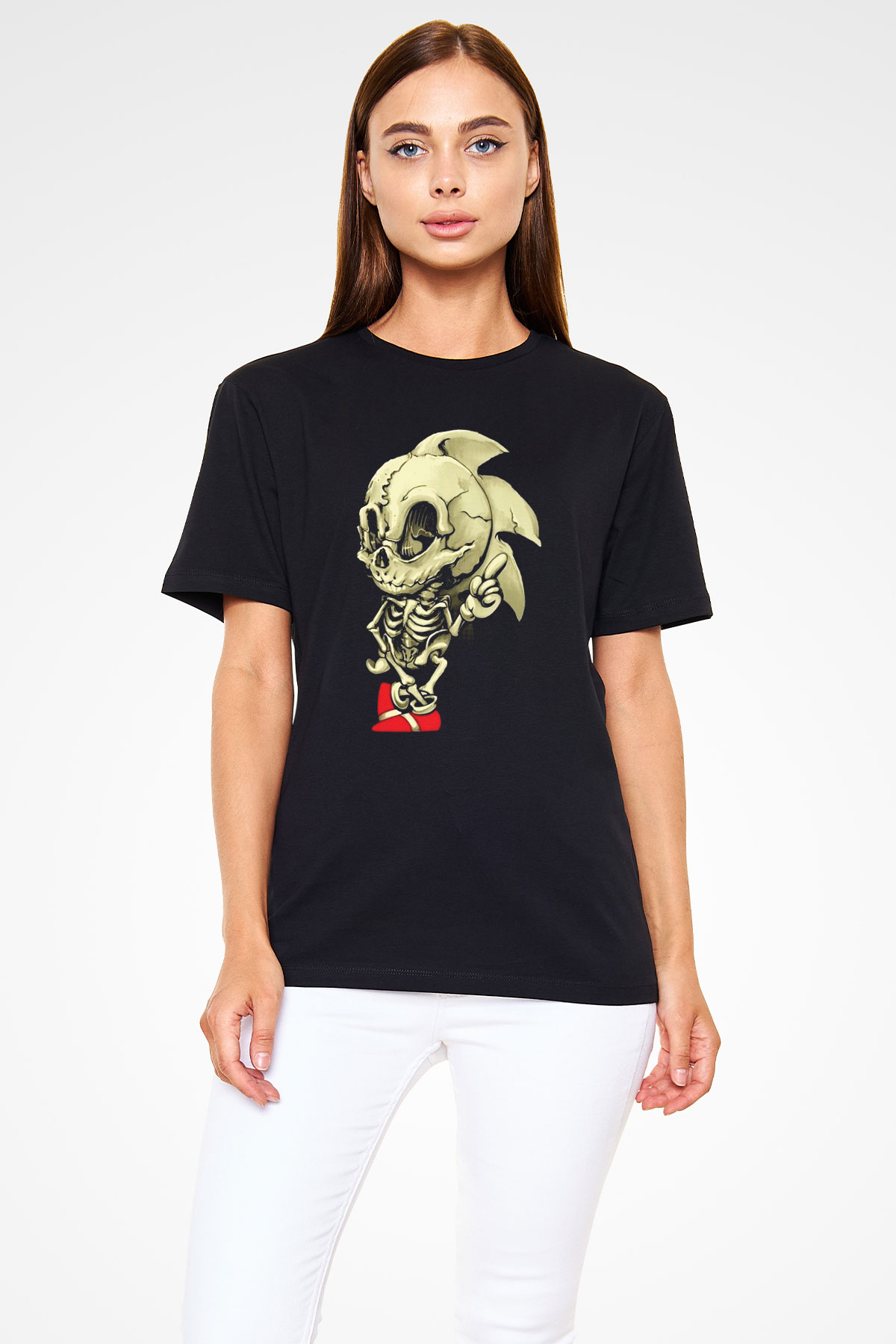 Sonic the Hedgehog Siyah Unisex Tişört