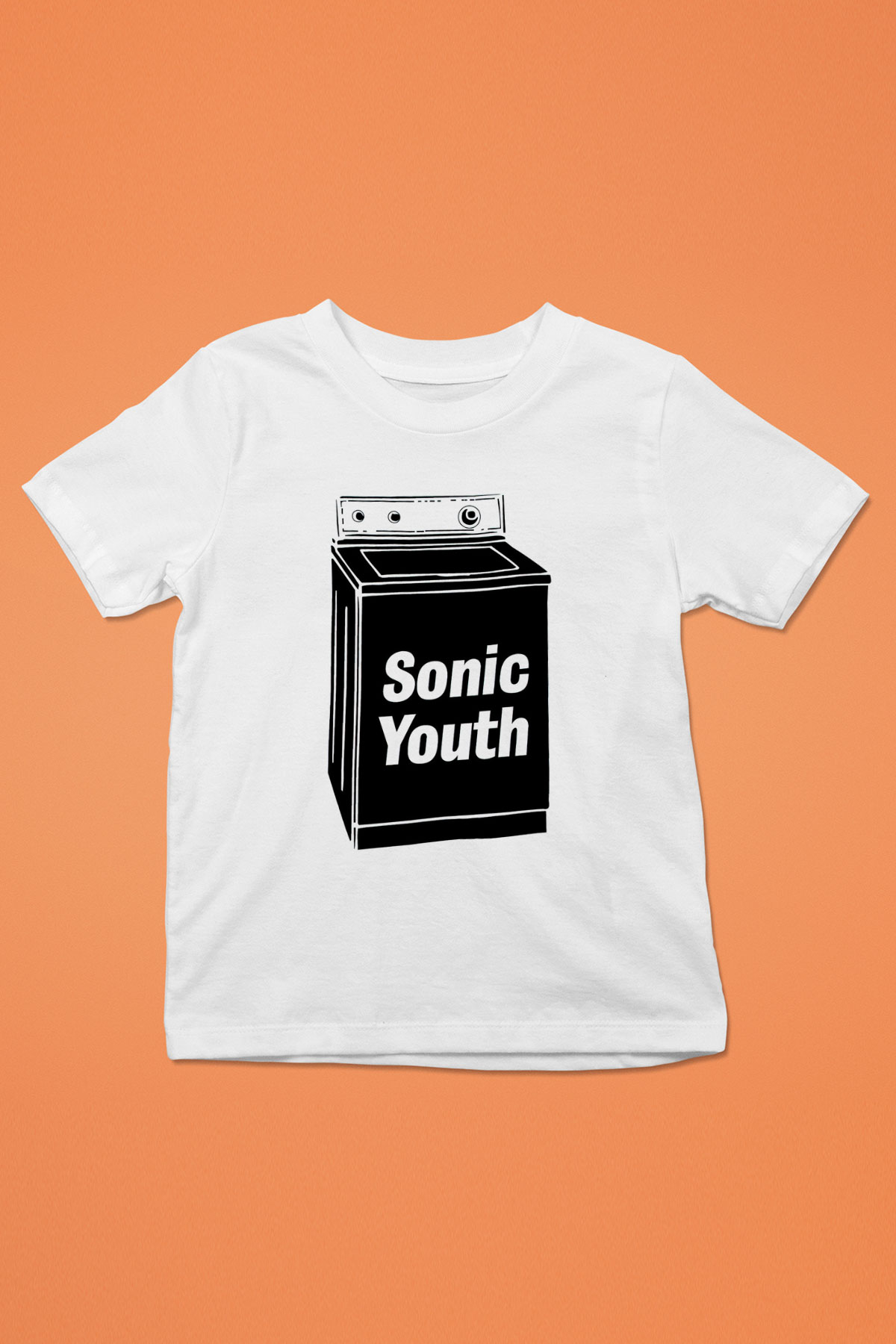 Sonic Youth Baskılı Beyaz Unisex Çocuk Tişört
