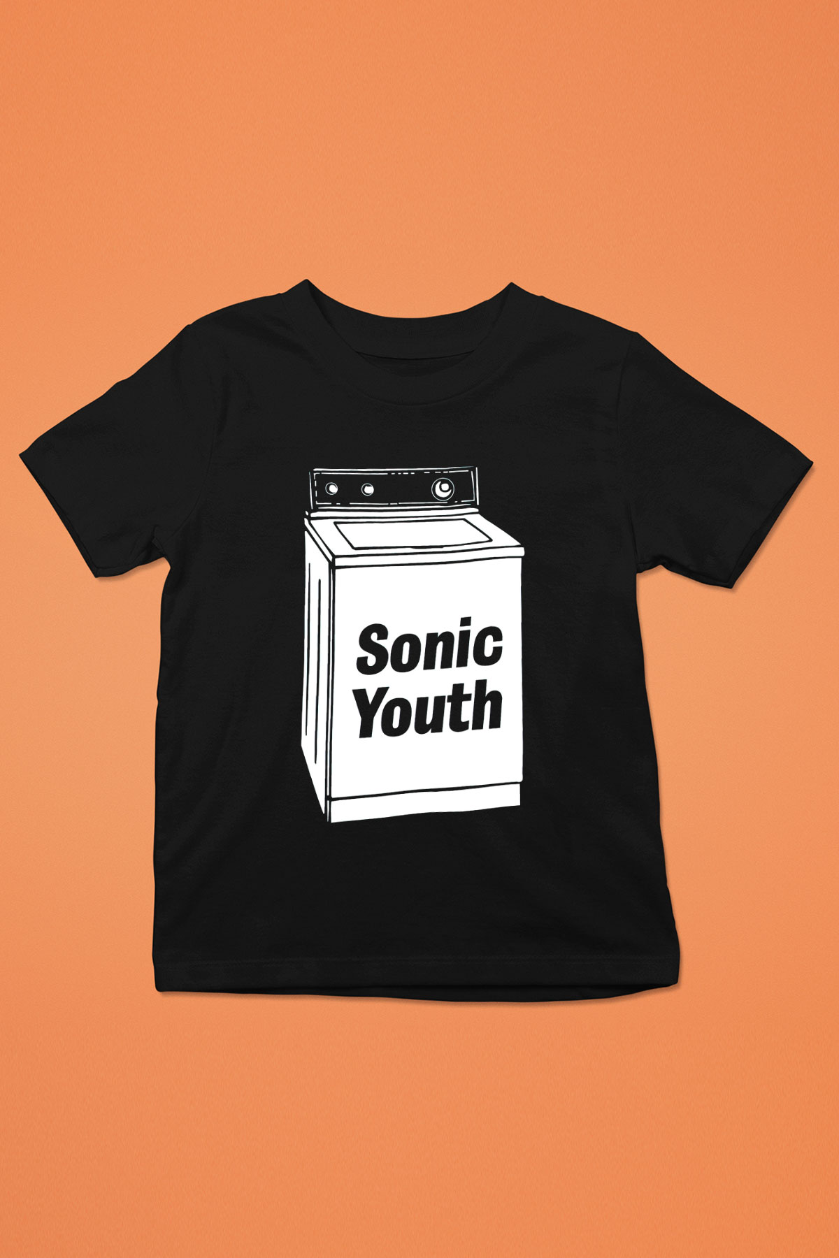 Sonic Youth Baskılı Siyah Unisex Çocuk Tişört