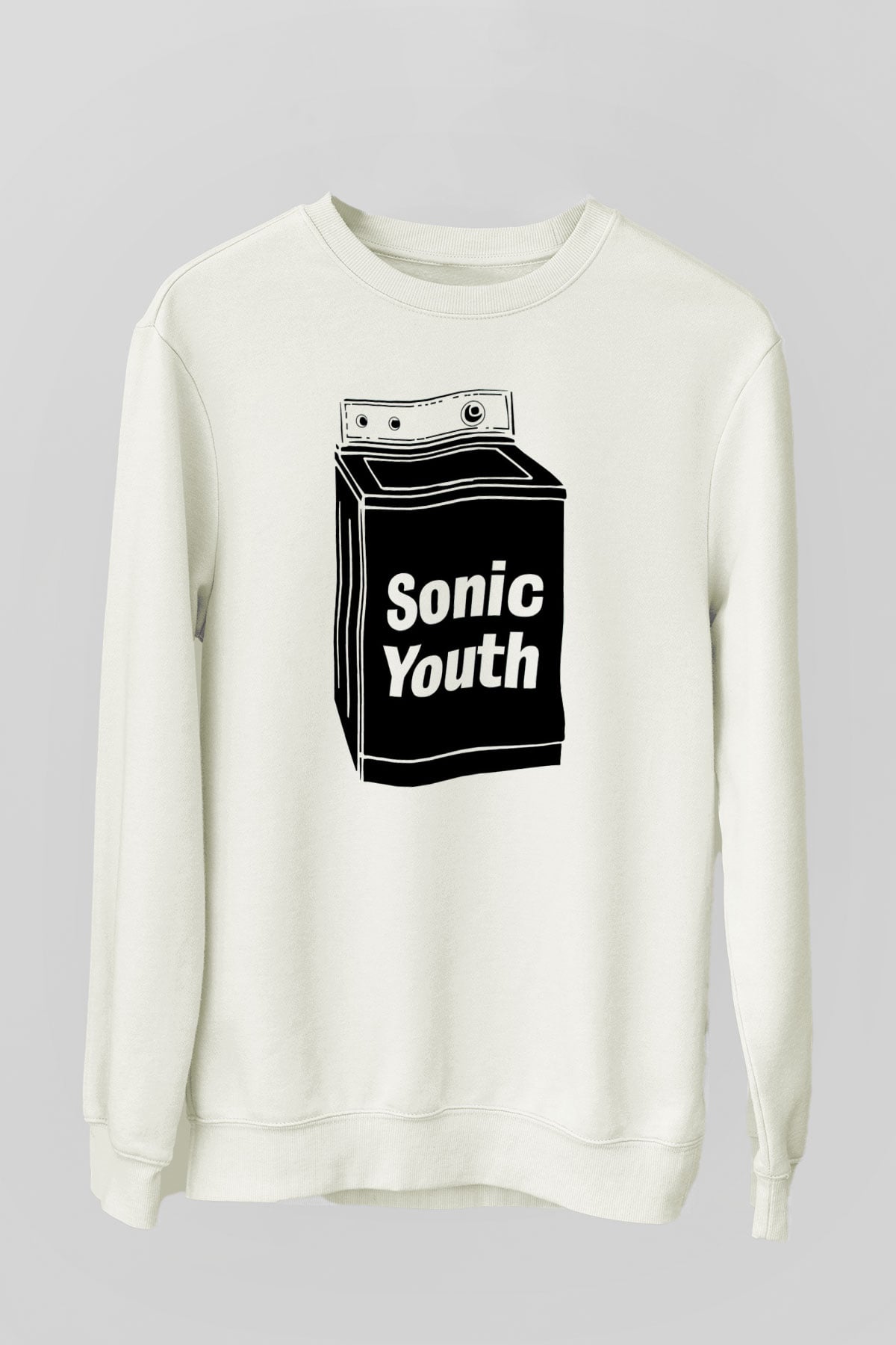 Sonic Youth Beyaz Unisex Sweatshirt