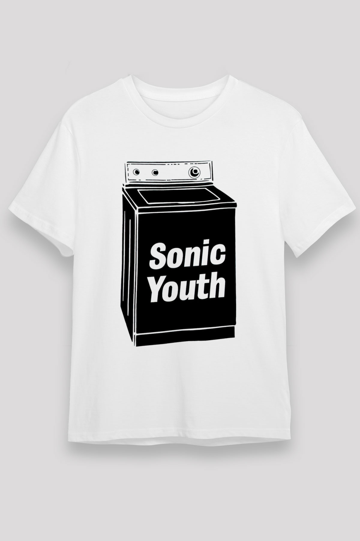 Sonic Youth Beyaz Unisex Tişört T-Shirt - Tişört Fabrikası