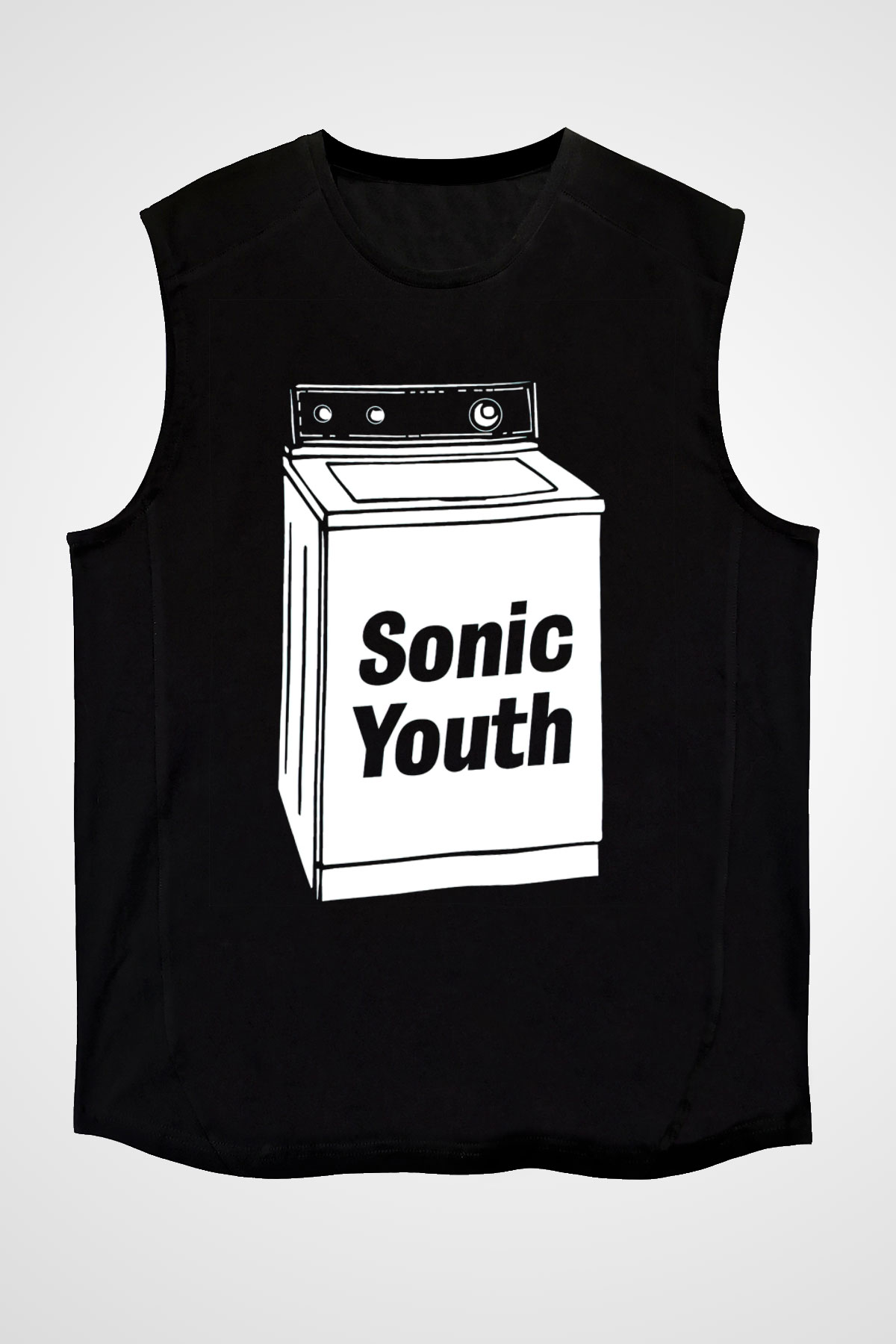 Sonic Youth Siyah Unisex Kolsuz Tişört