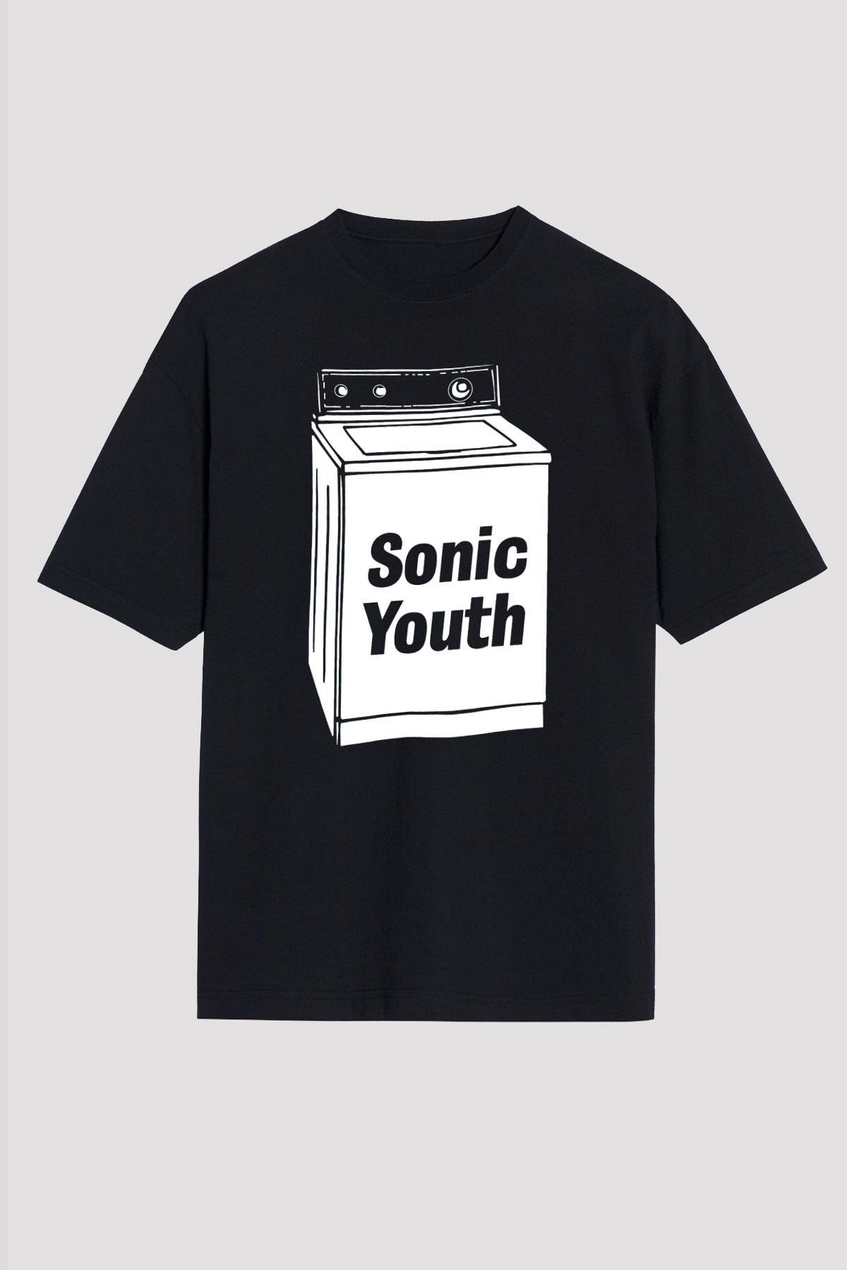 Sonic Youth Siyah Unisex Oversize Tişört T-Shirt