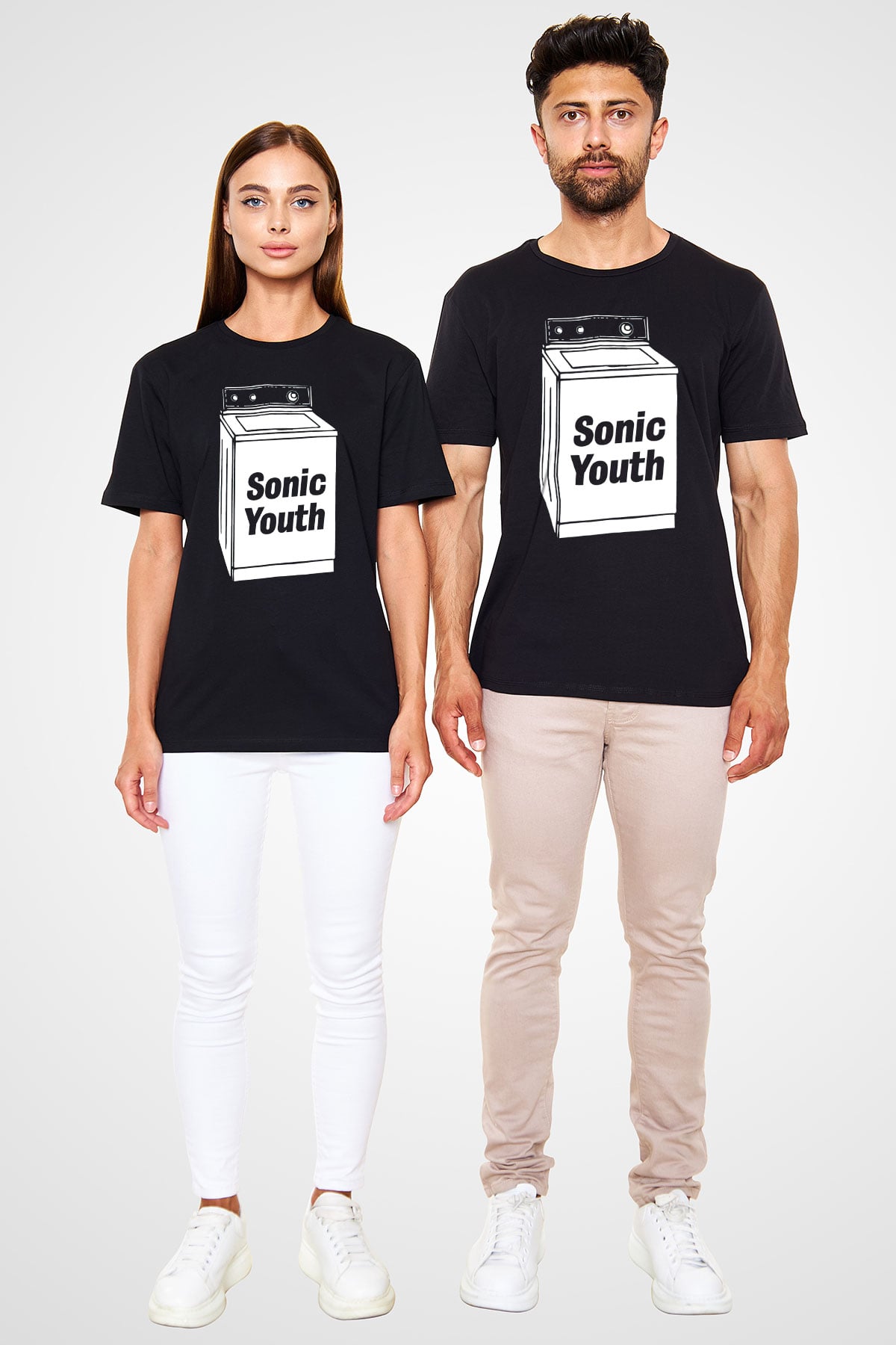 Sonic Youth Siyah Unisex Tişört T-Shirt - Tişört Fabrikası