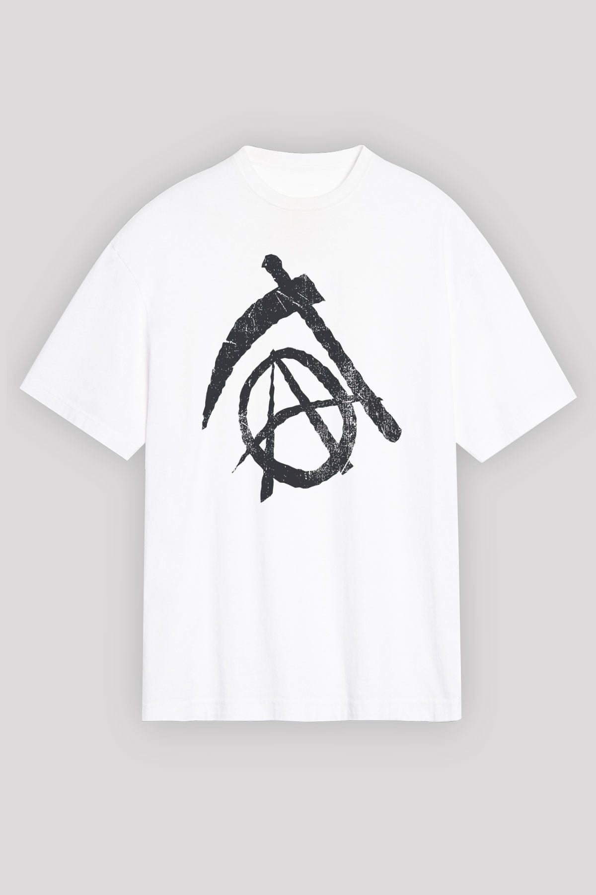 Sons of Anarchy Beyaz Unisex Oversize Tişört T-Shirt