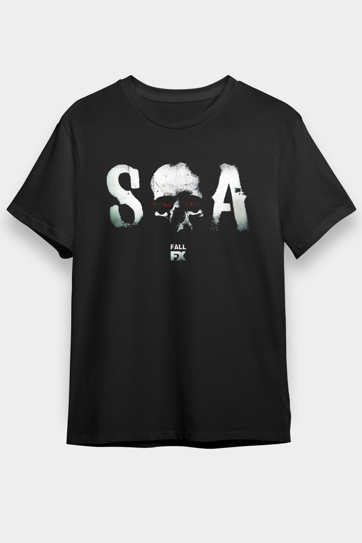 Sons of Anarchy Siyah Unisex Tişört T-Shirt