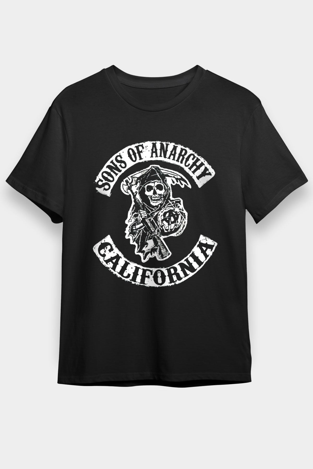 Sons of Anarchy Siyah Unisex Tişört T-Shirt