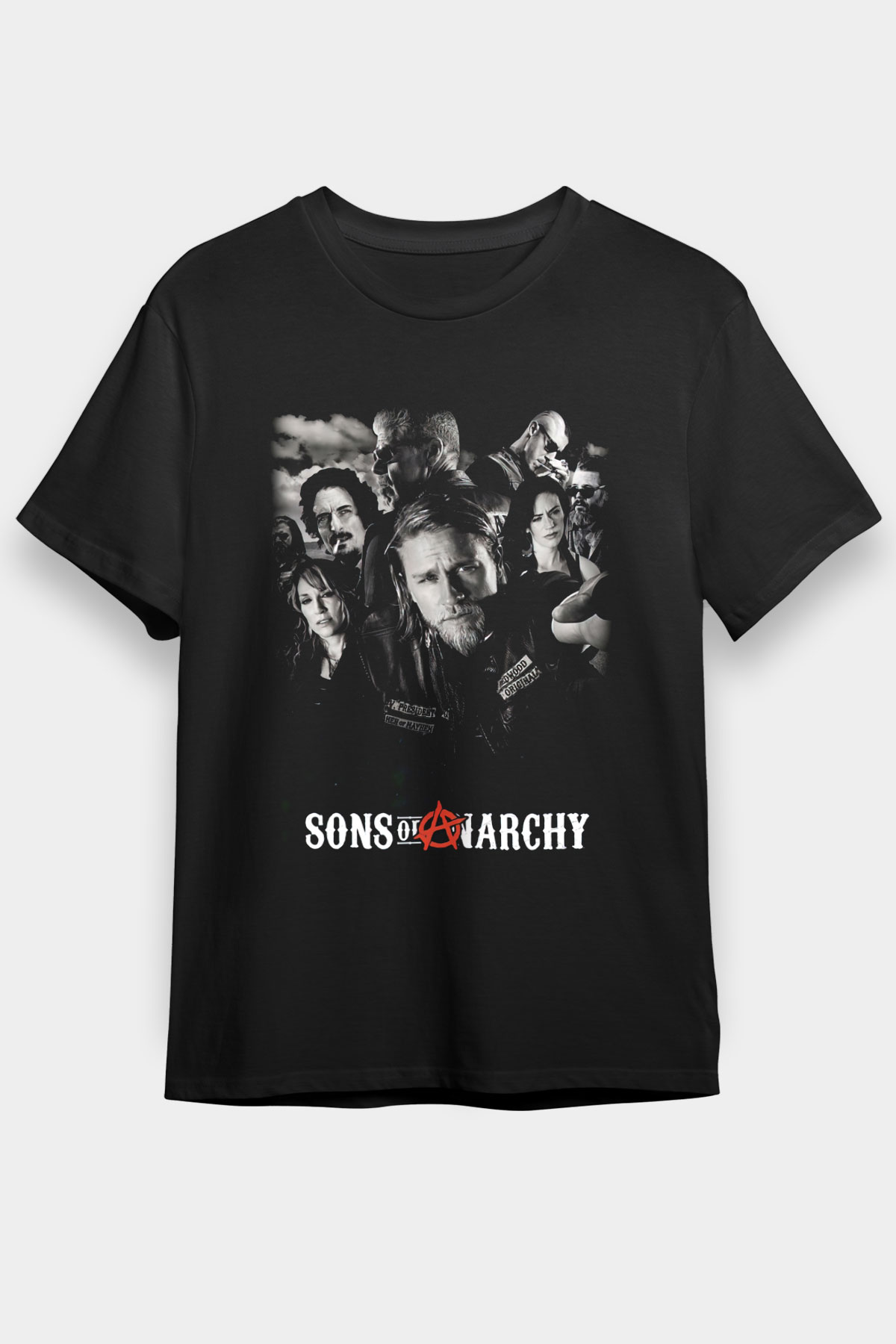 Sons of Anarchy Siyah Unisex Tişört T-Shirt
