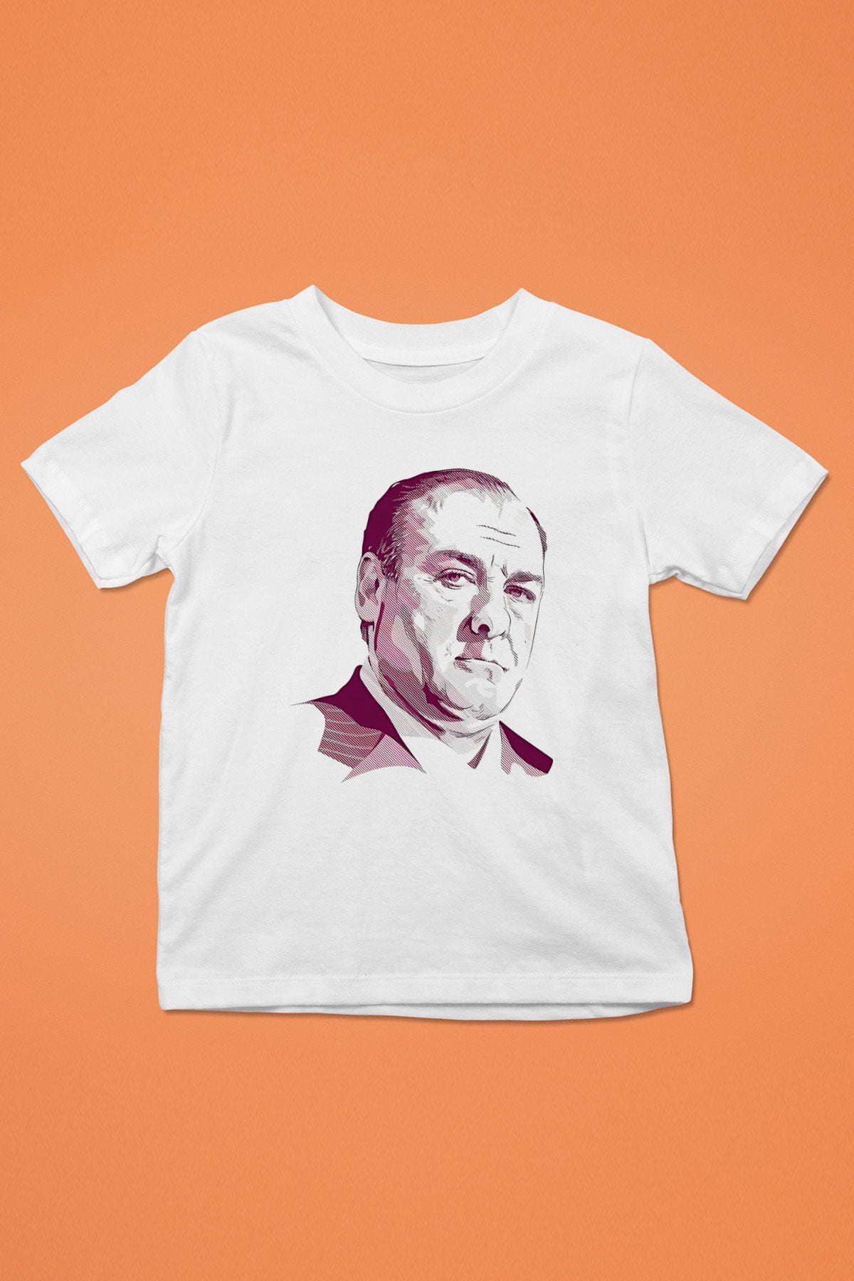 Sopranos Baskılı Beyaz Unisex Beyaz Çocuk Tişört - Tshirt