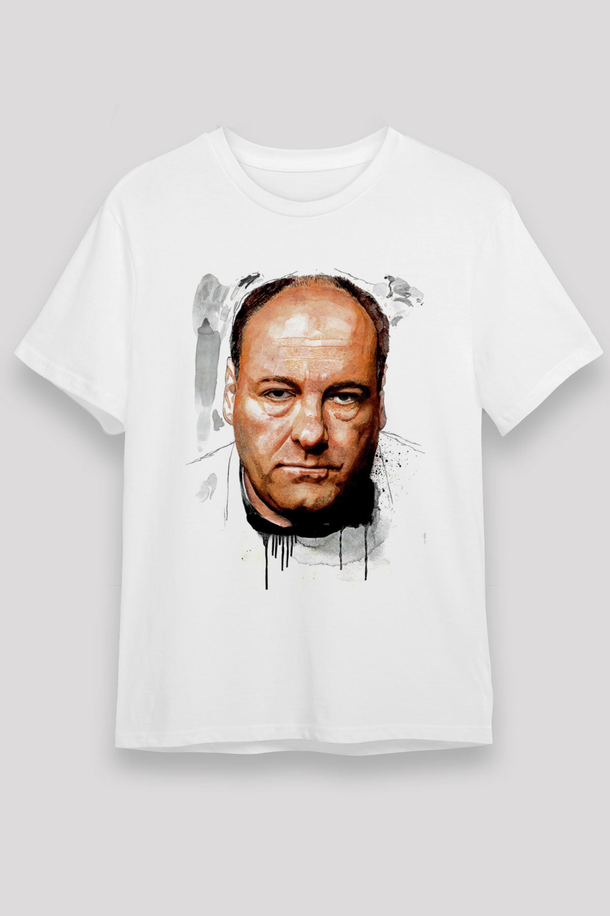 Sopranos Unisex Baskılı Beyaz Tişört - Tshirt