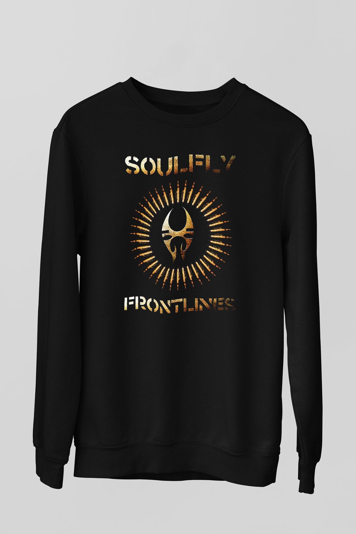 Soulfly Siyah Unisex Sweatshirt
