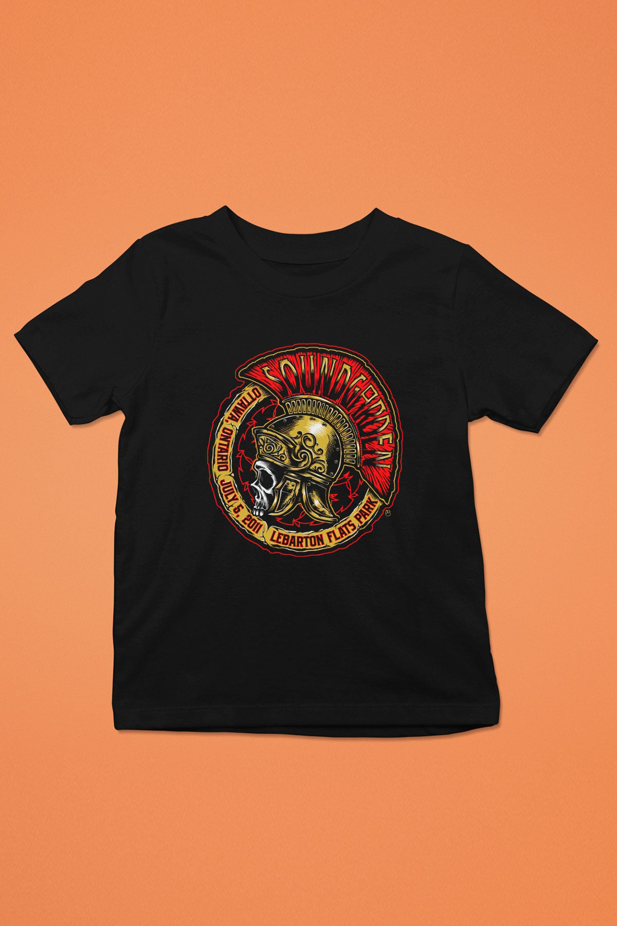 Soundgarden Baskılı Siyah Unisex Çocuk Tişört