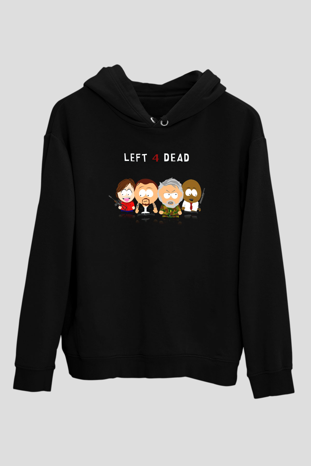 South Park Siyah Unisex Hoodie
