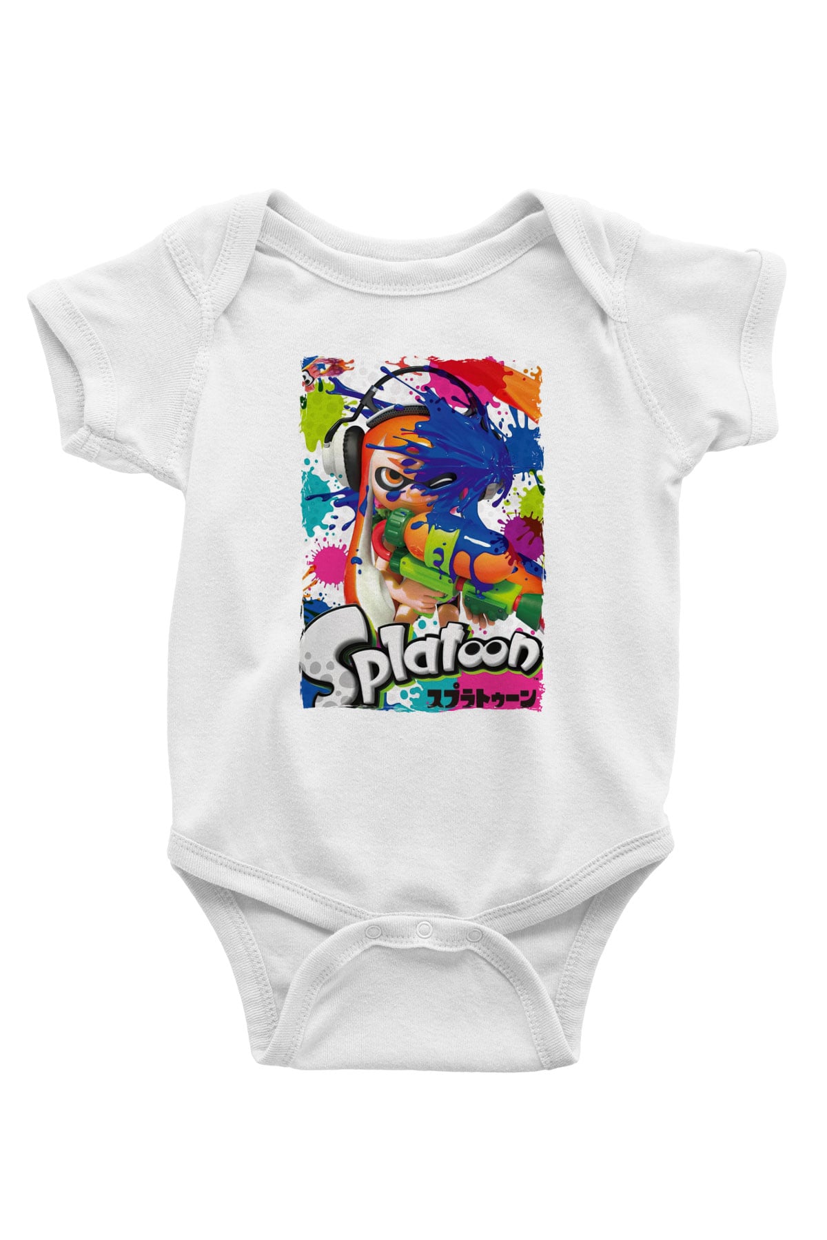 Splatoon Beyaz Bebek Body - Zıbın