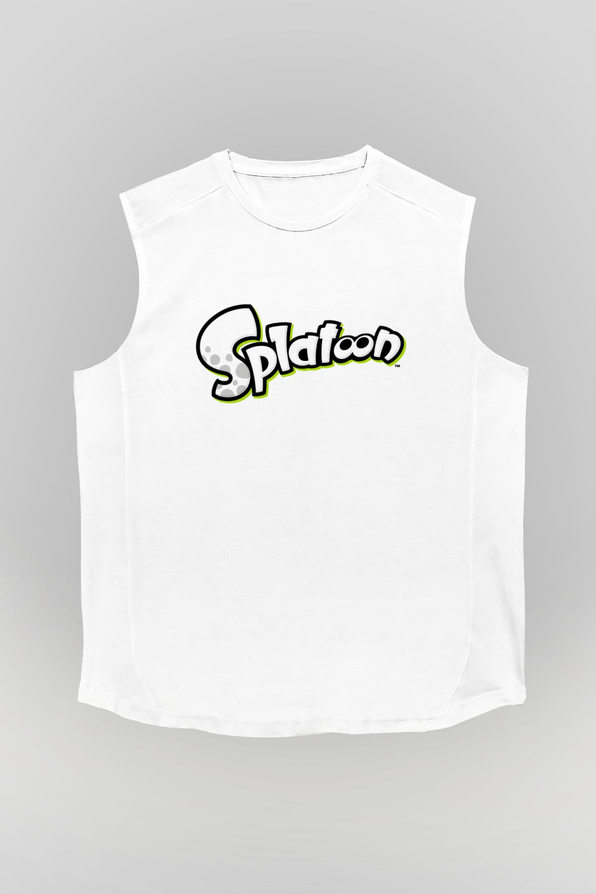 Splatoon Beyaz Unisex Kolsuz Tişört