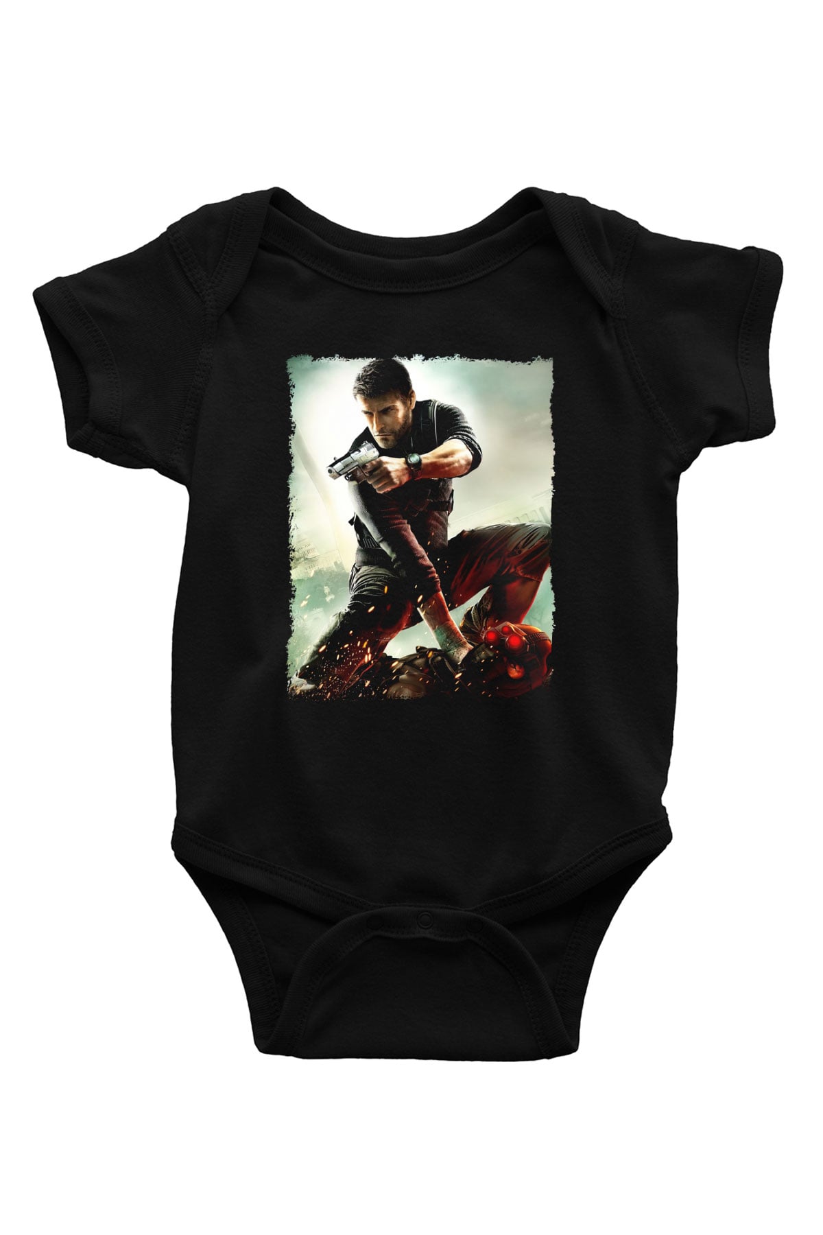 Splinter Cell Siyah Bebek Body - Zıbın