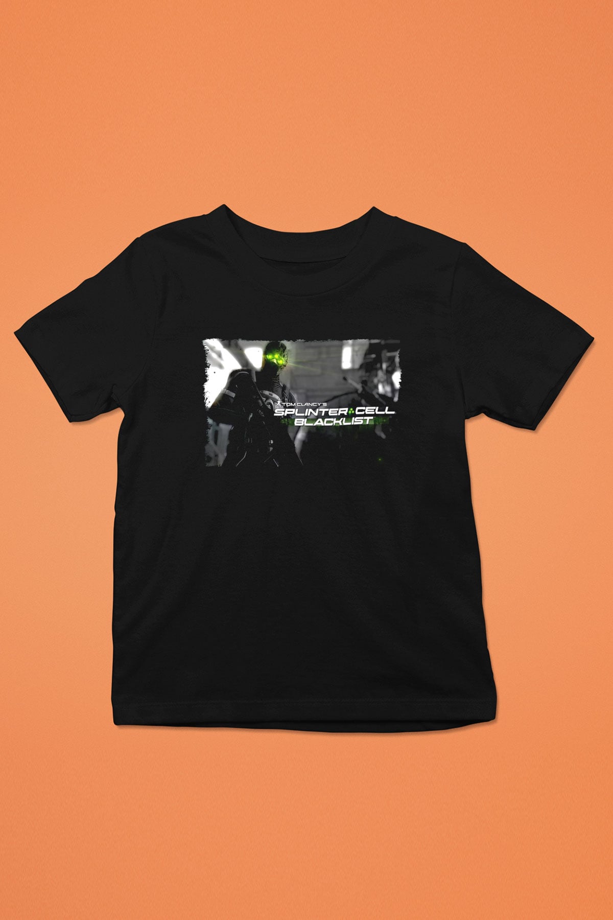 Splinter Cell Siyah Unisex Çocuk Tişört