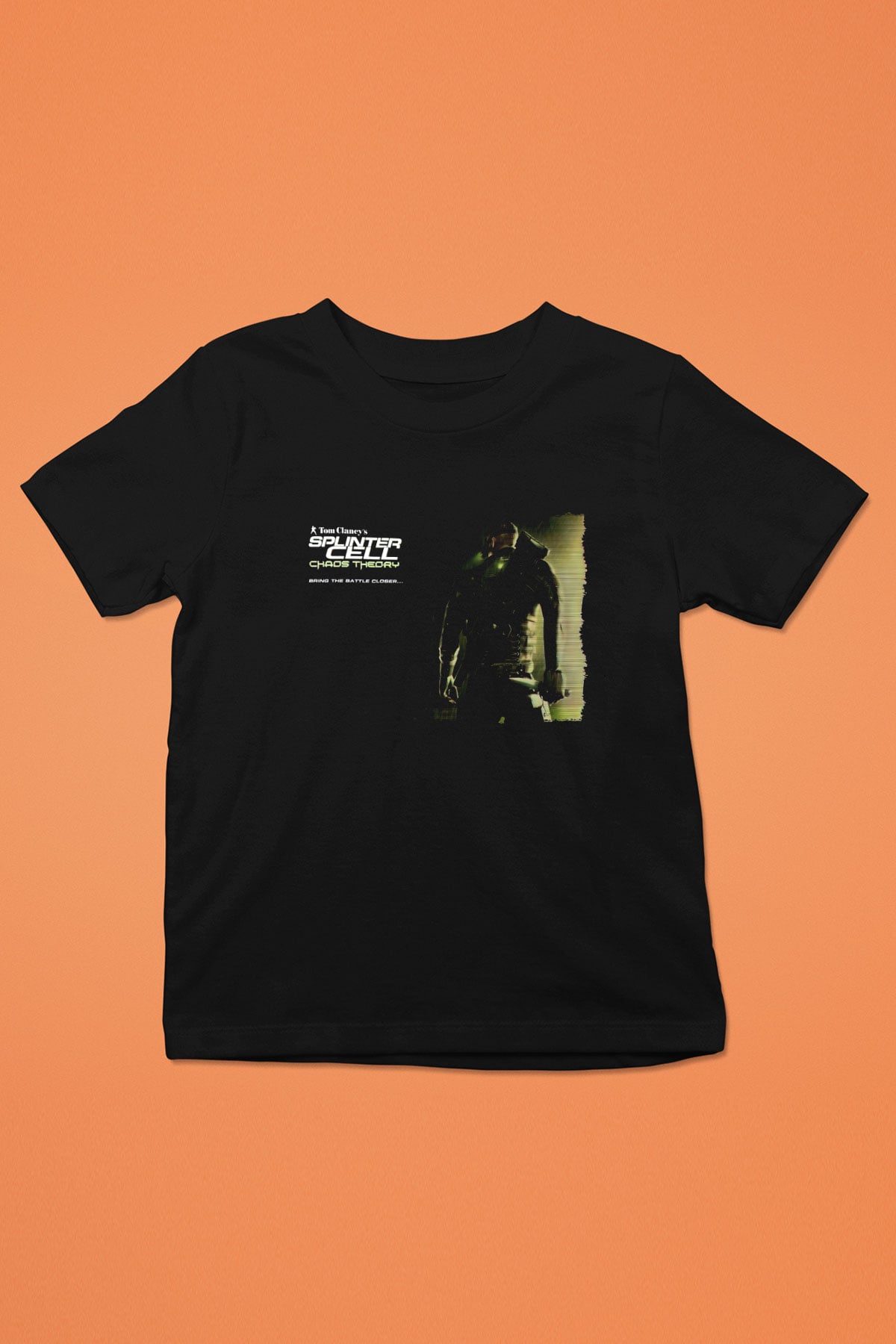 Splinter Cell Siyah Unisex Çocuk Tişört
